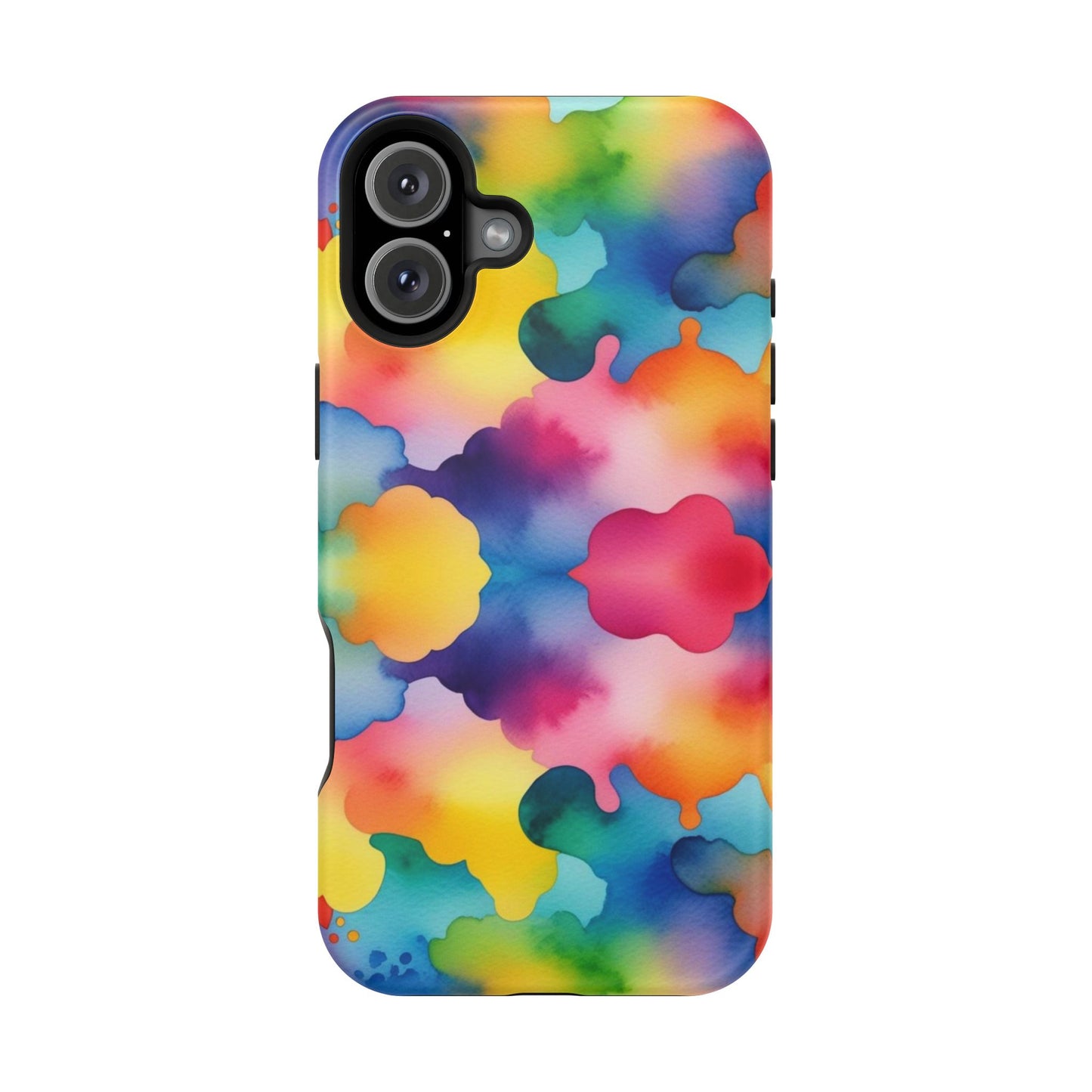 Watercolor Rainbow Clouds iPhone Tough Case