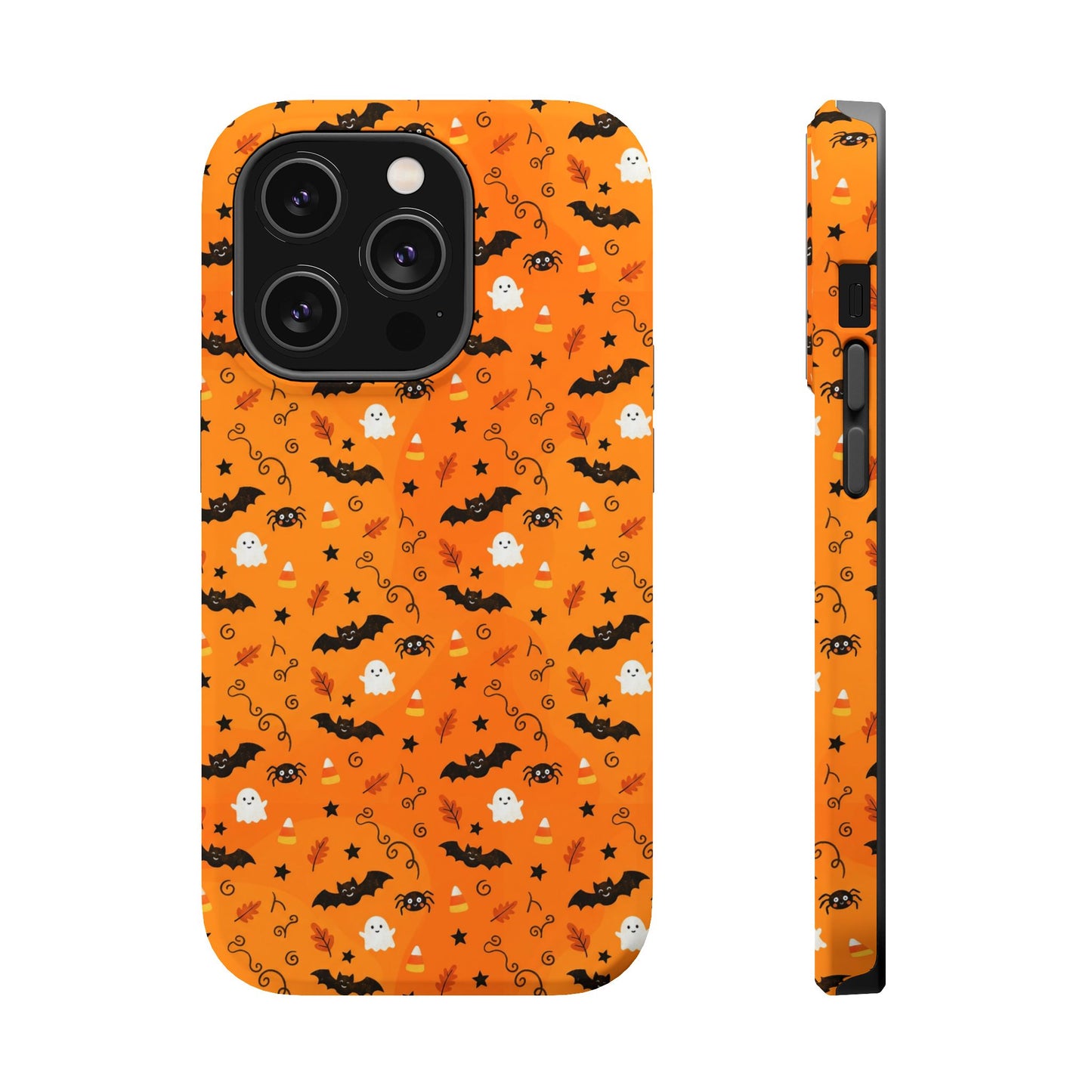 Boo-tiful Halloween Bat & Ghost iPhone Case