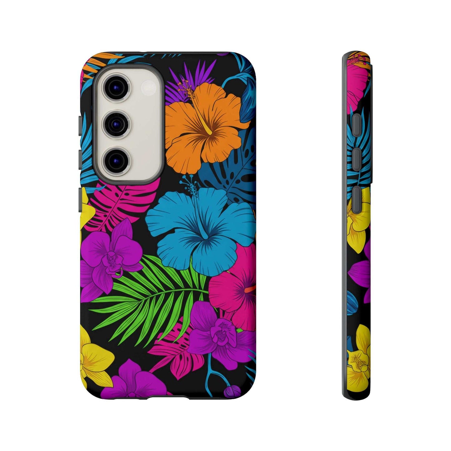Modern Tropical Floral Design Samsung Phone Case