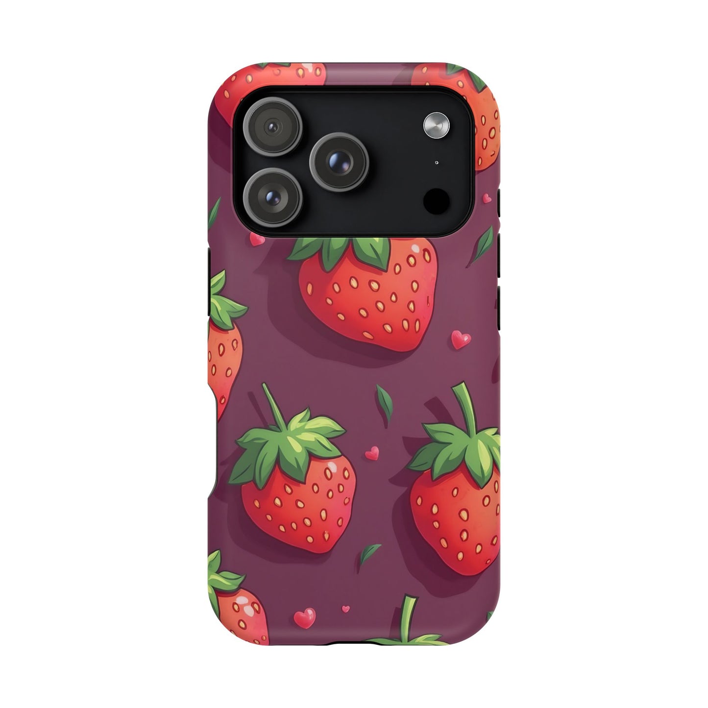 Strawberry Design iPhone Tough Phone Case