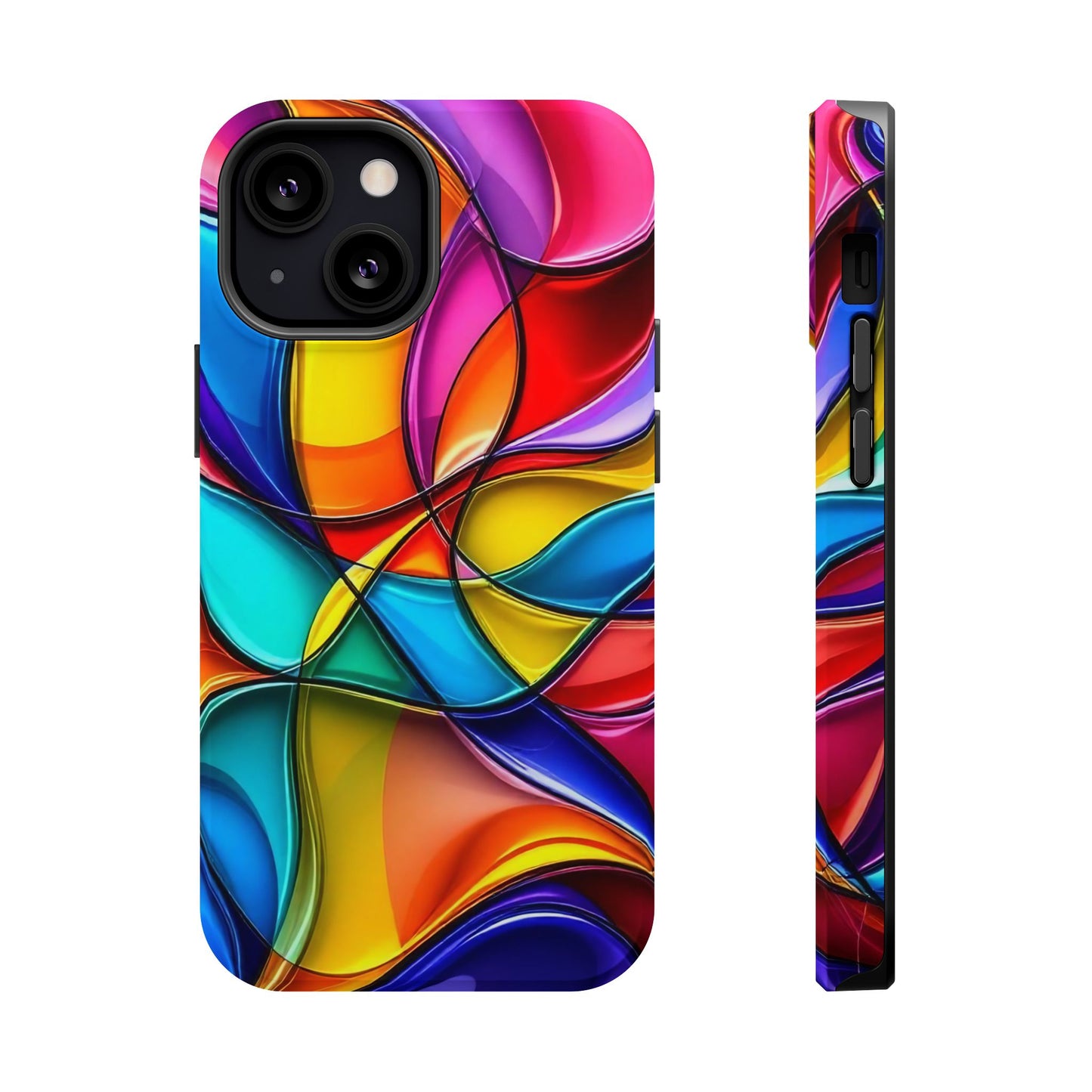 Rainbow Pride Art Design iPhone Tough Case