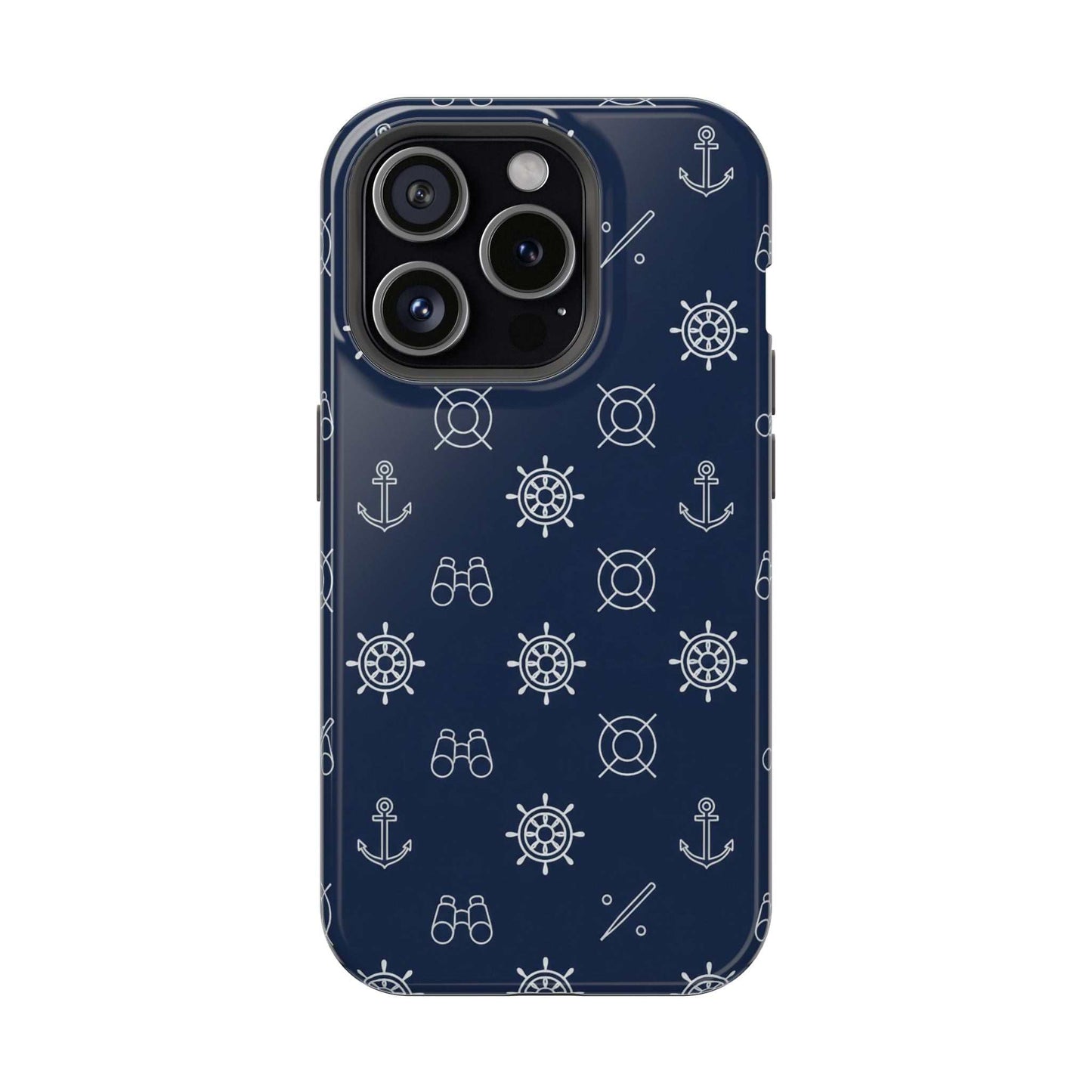 Minimalist Nautical iPhone Case — Magnetic Impact-Resistant Phone Case