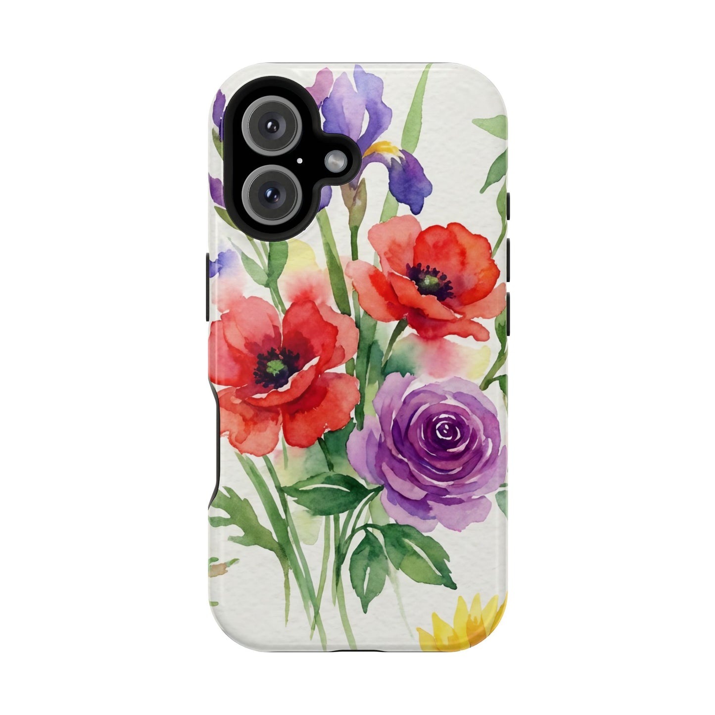 iPhone Case — Watercolor Bouquet Magnetic Impact-Resistant Case