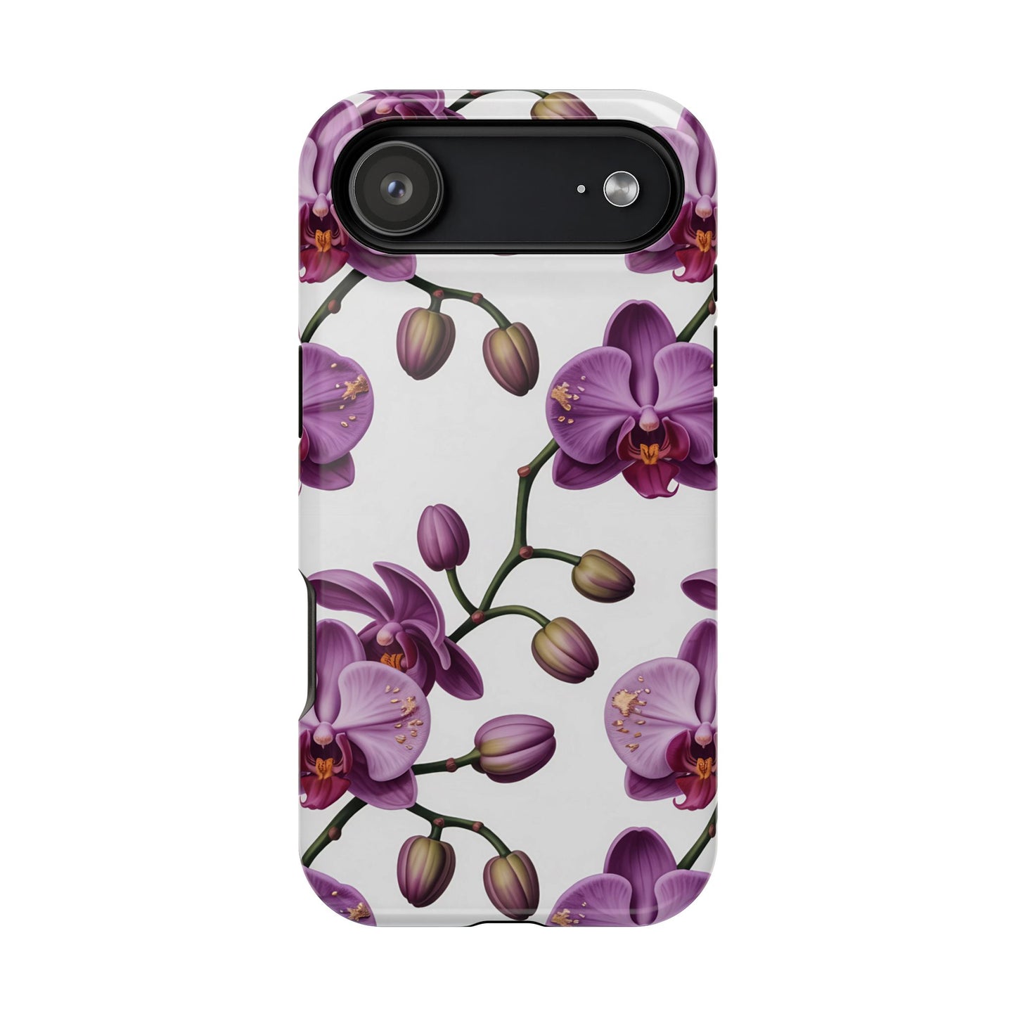Purple Orchid Design iPhone Tough Case