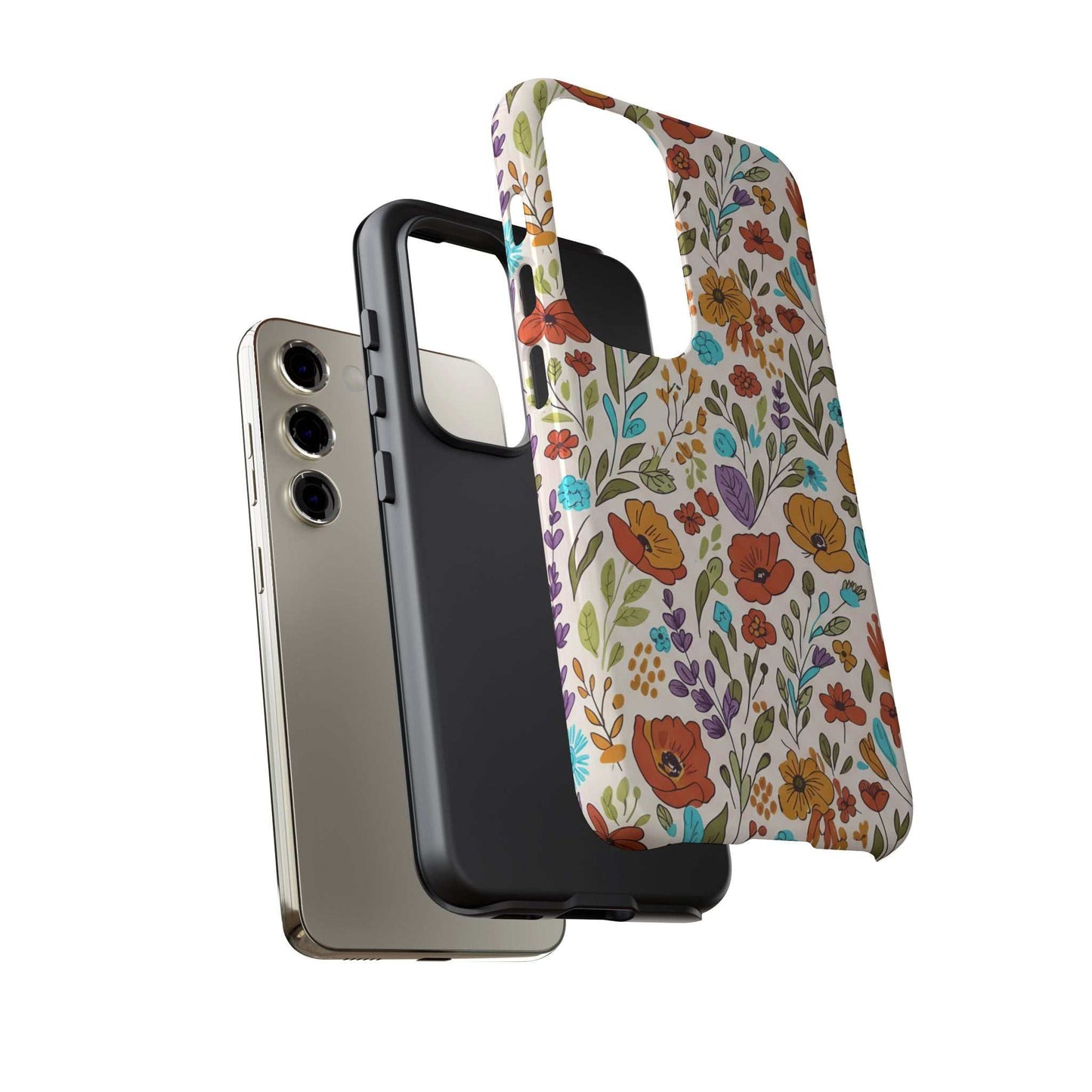 Floral Drawing Inspire Samsung Phone Case