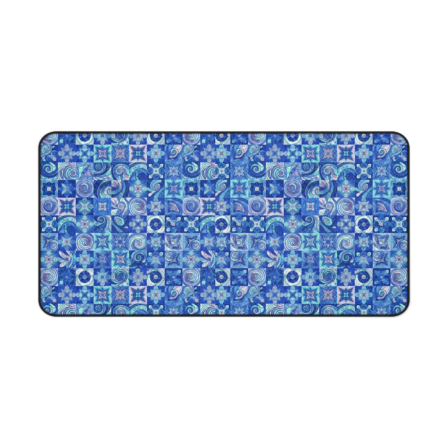 Blue Sea Inspired Desk Mat — Ocean Wave Mouse Pad