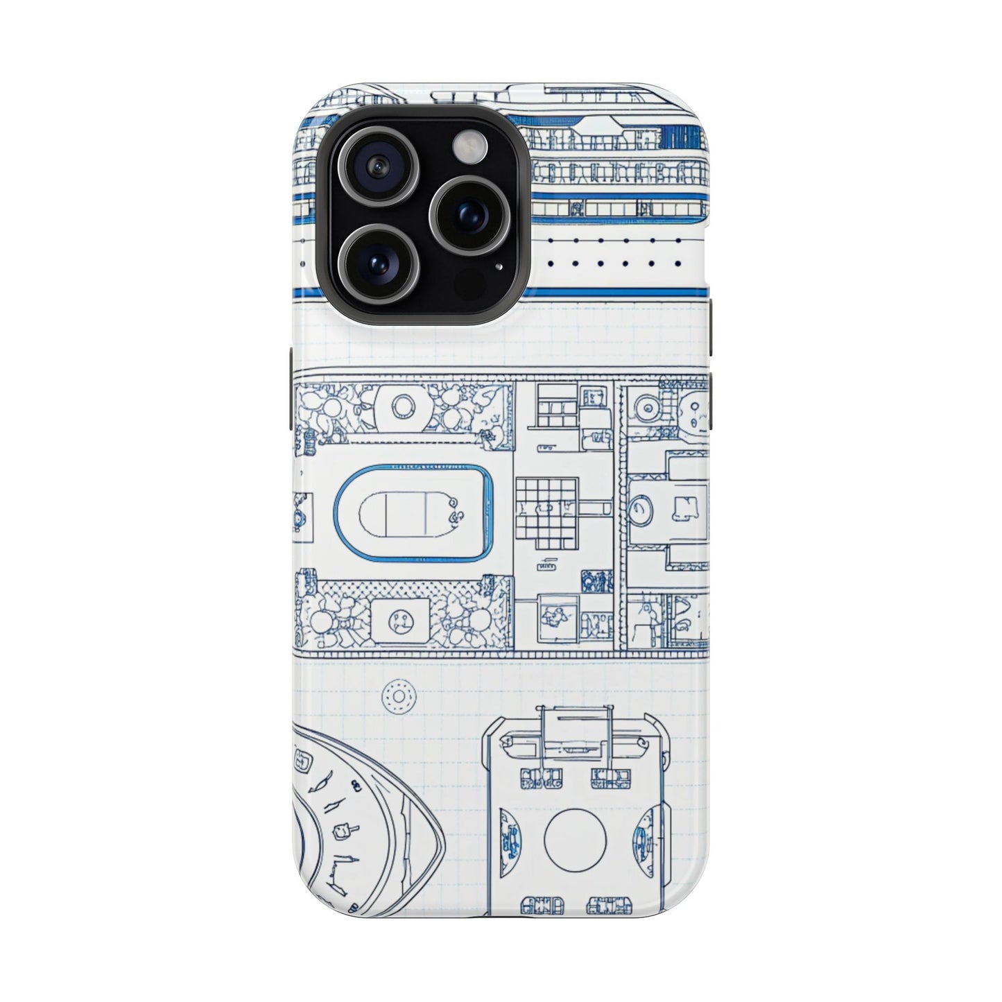 Cruise Ship Design Inspired iPhone Tough Case