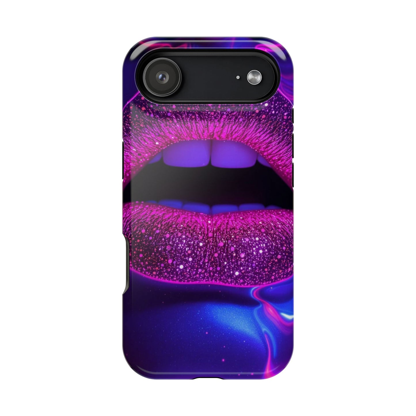 Purple Kiss Design iPhone Tough Case