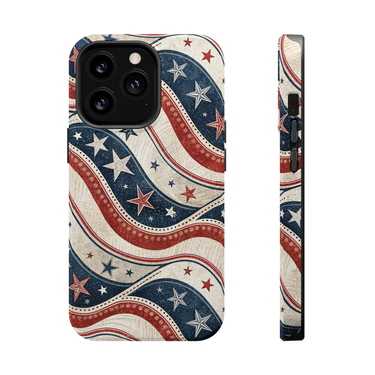 Vintage Patriotic Inspired Ribbon iPhone Case