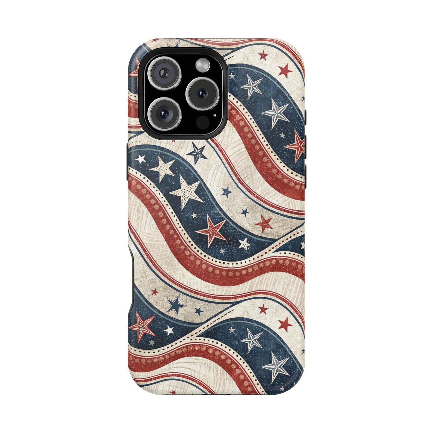 Vintage Patriotic Inspired Ribbon iPhone Case