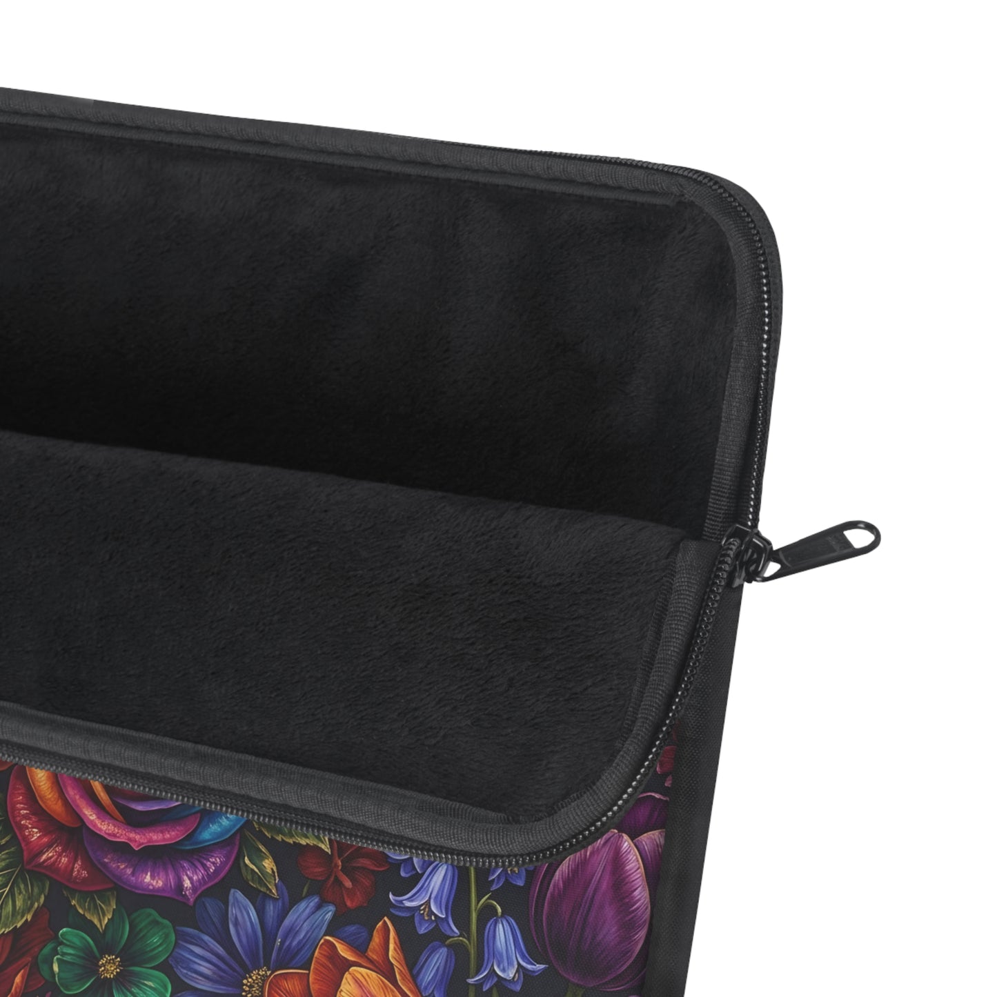 Rainbow Rose Laptop Sleeve — Floral Rainbow Protective Case