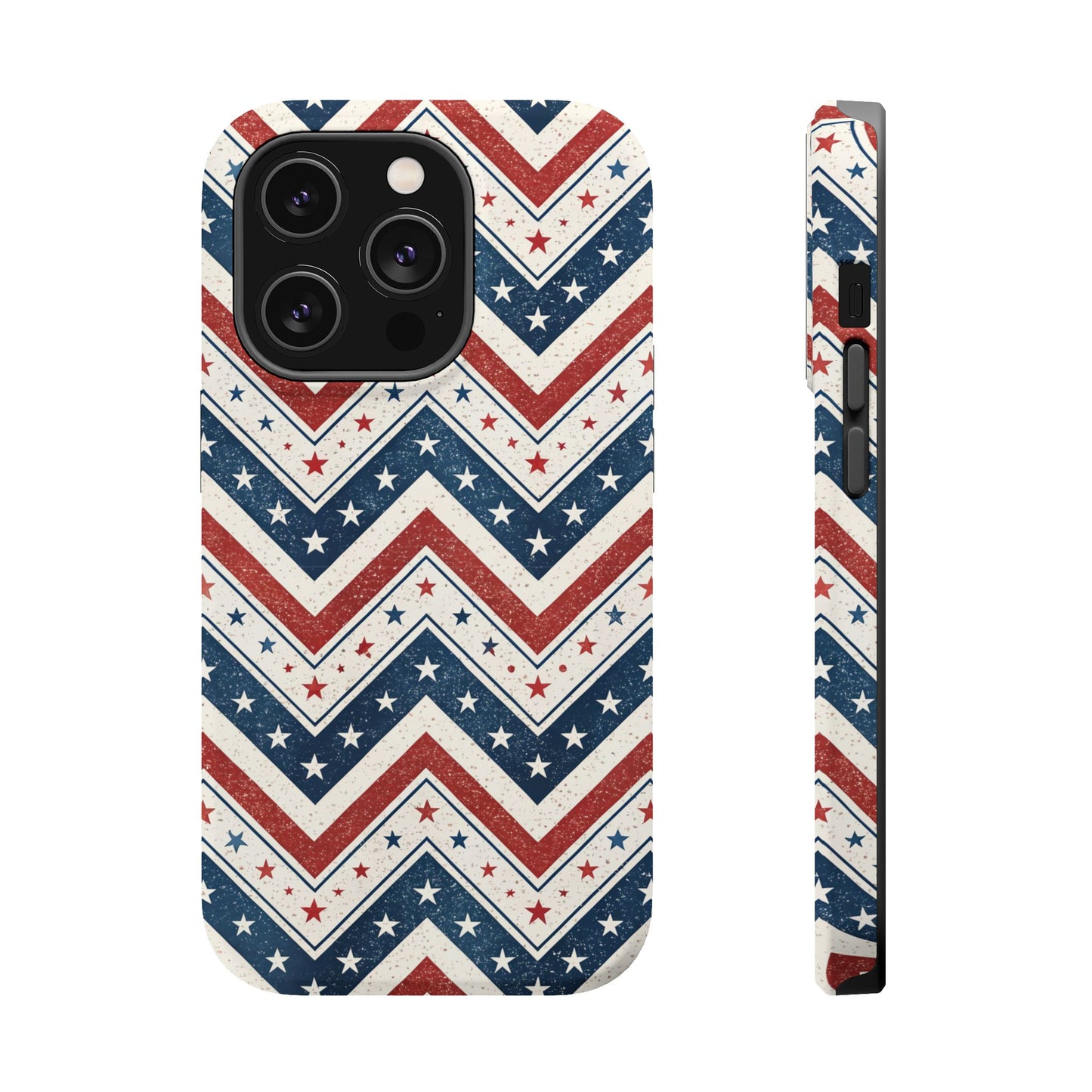 iPhone Tough Case - Vintage Stars and Stripes Design