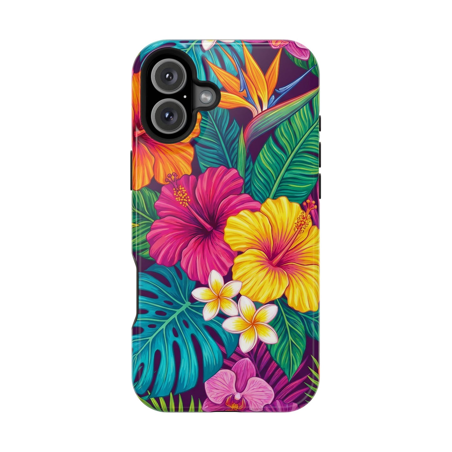 Vibrant Tropical iPhone Tough Case — Magnetic Impact-Resistant
