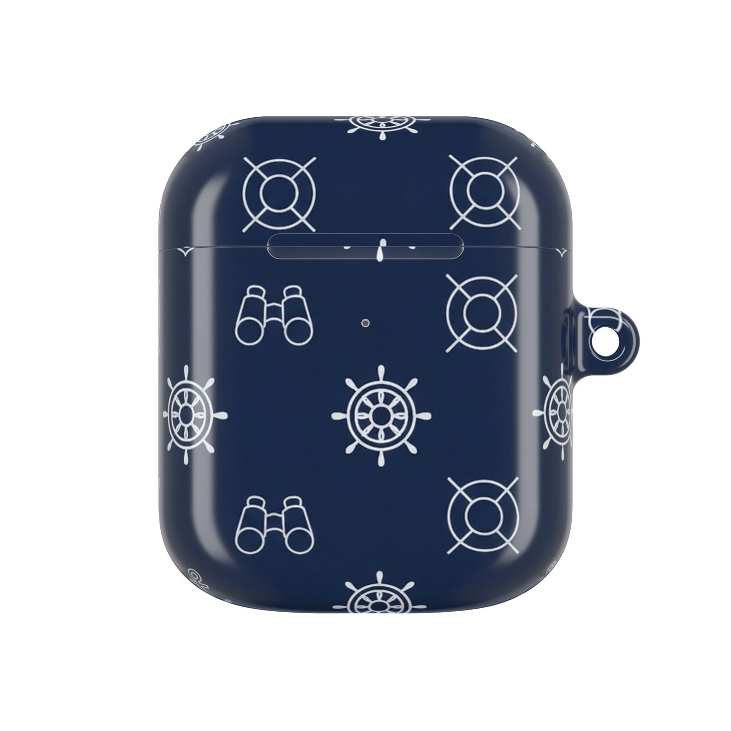 Nautical-Inspired Sleek AirPod Case — Stylish Marine Design for Music Lovers