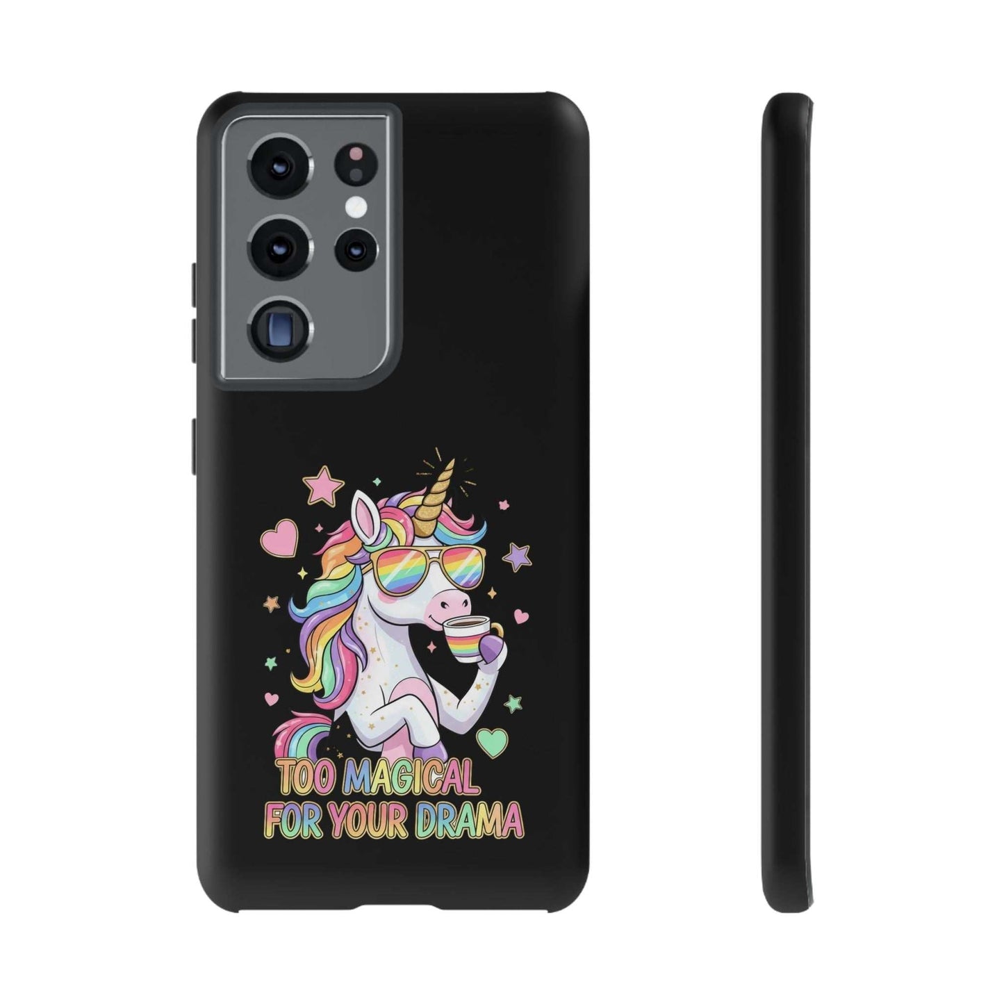 Samsung Phone Tough Case with magical unicorn design and durable shock-absorbent protection