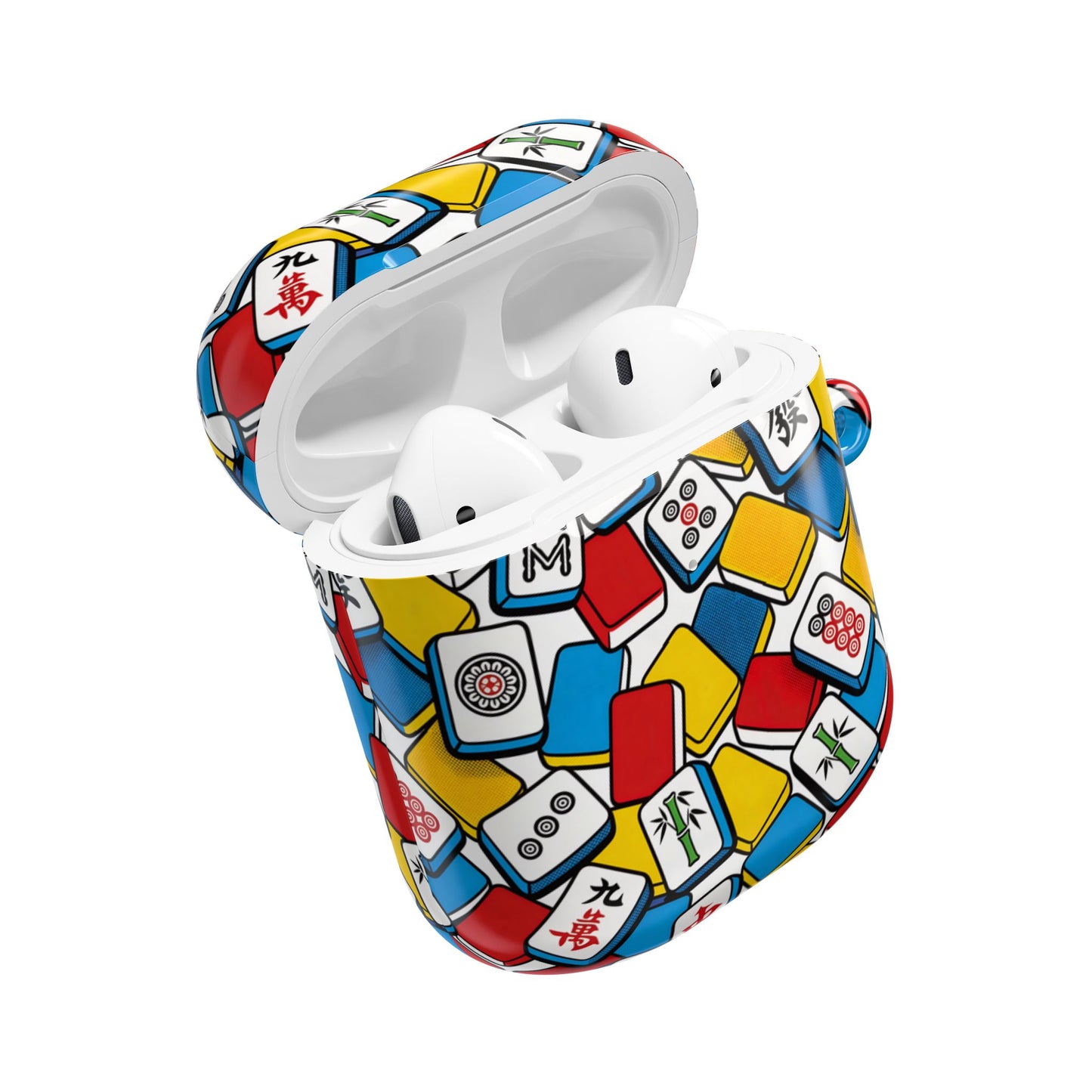 Vibrant Mahjong AirPod Case — Colorful Mahjong Tile Protective Case