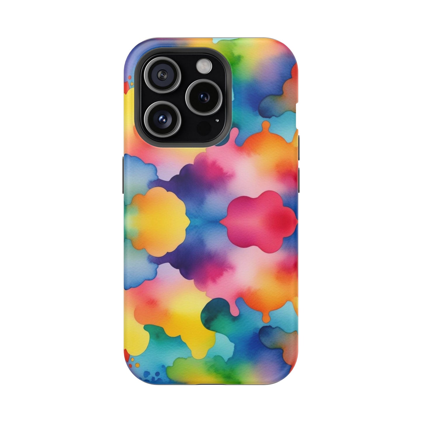 Watercolor Rainbow Clouds iPhone Tough Case