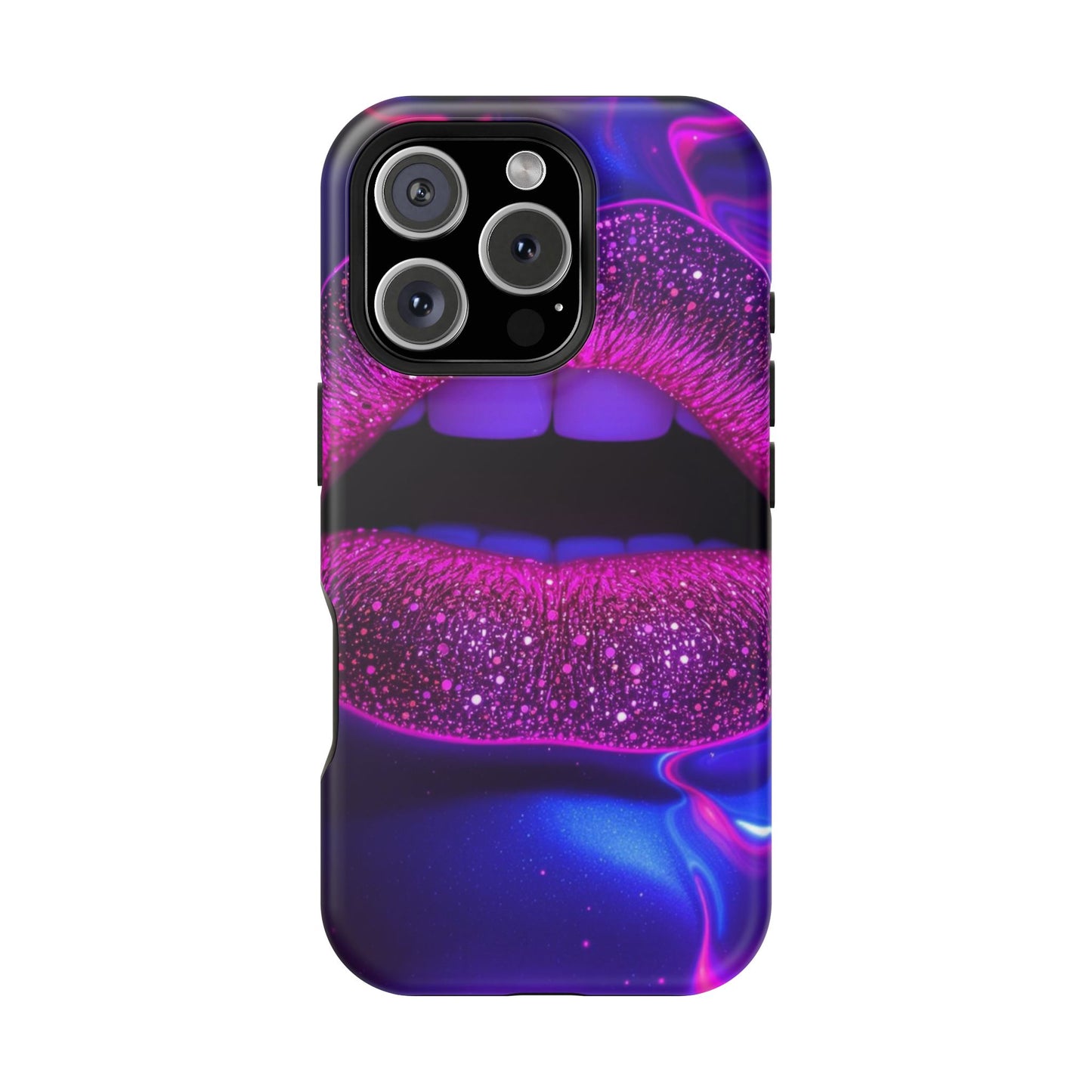 Purple Kiss Design iPhone Tough Case