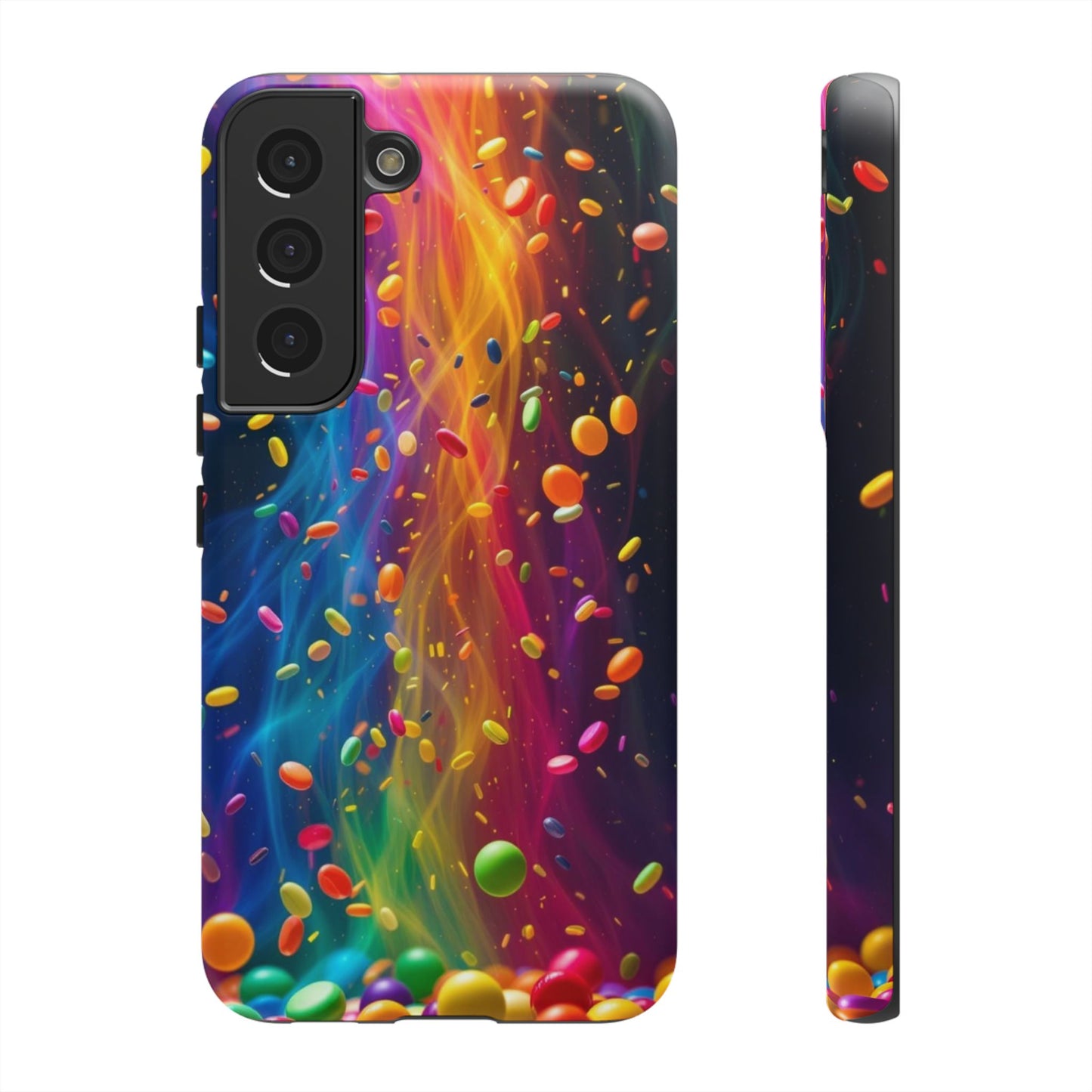 Rainbow Candy Rain Tough Phone Case