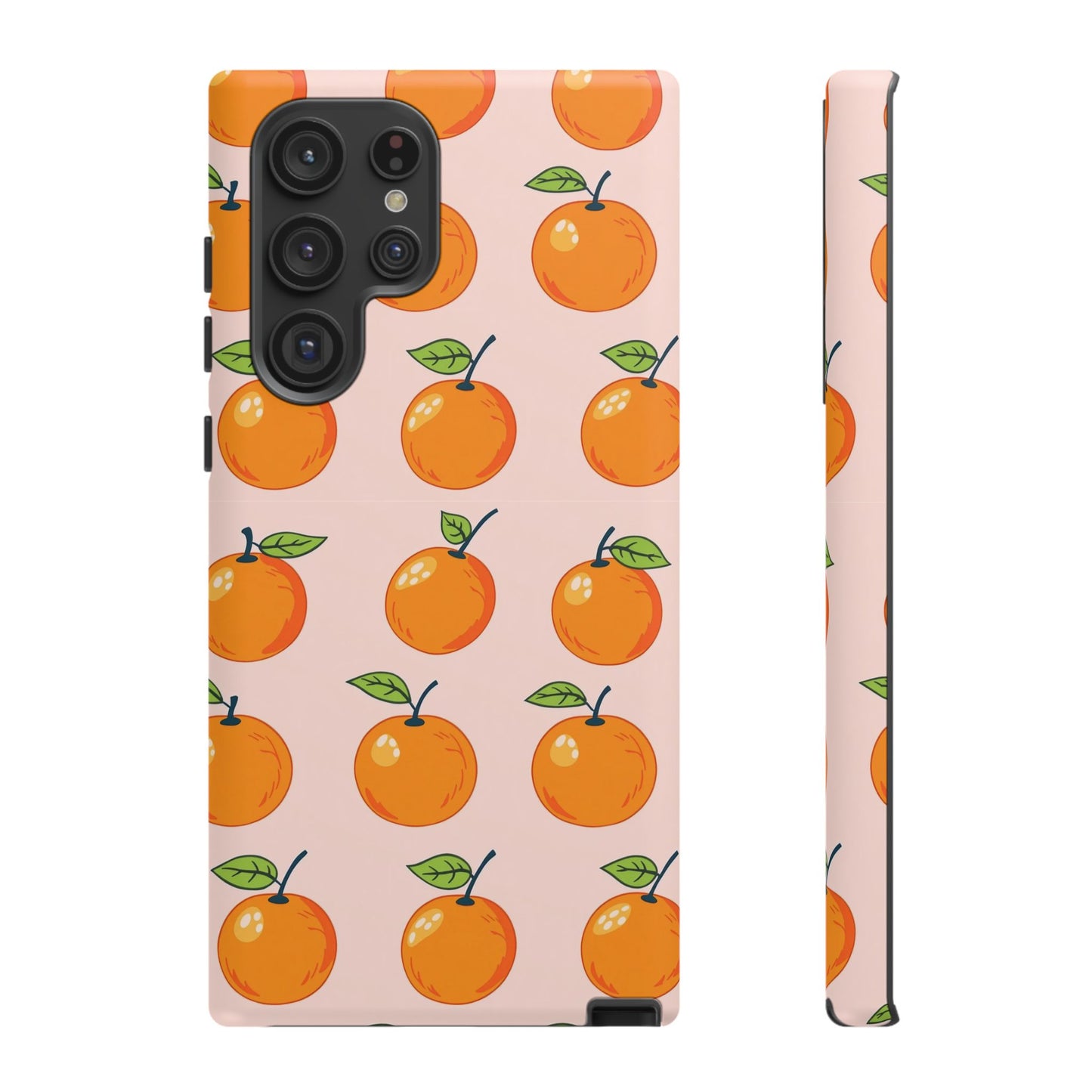 Orange Fruit Design Samsung Tough Phone Case