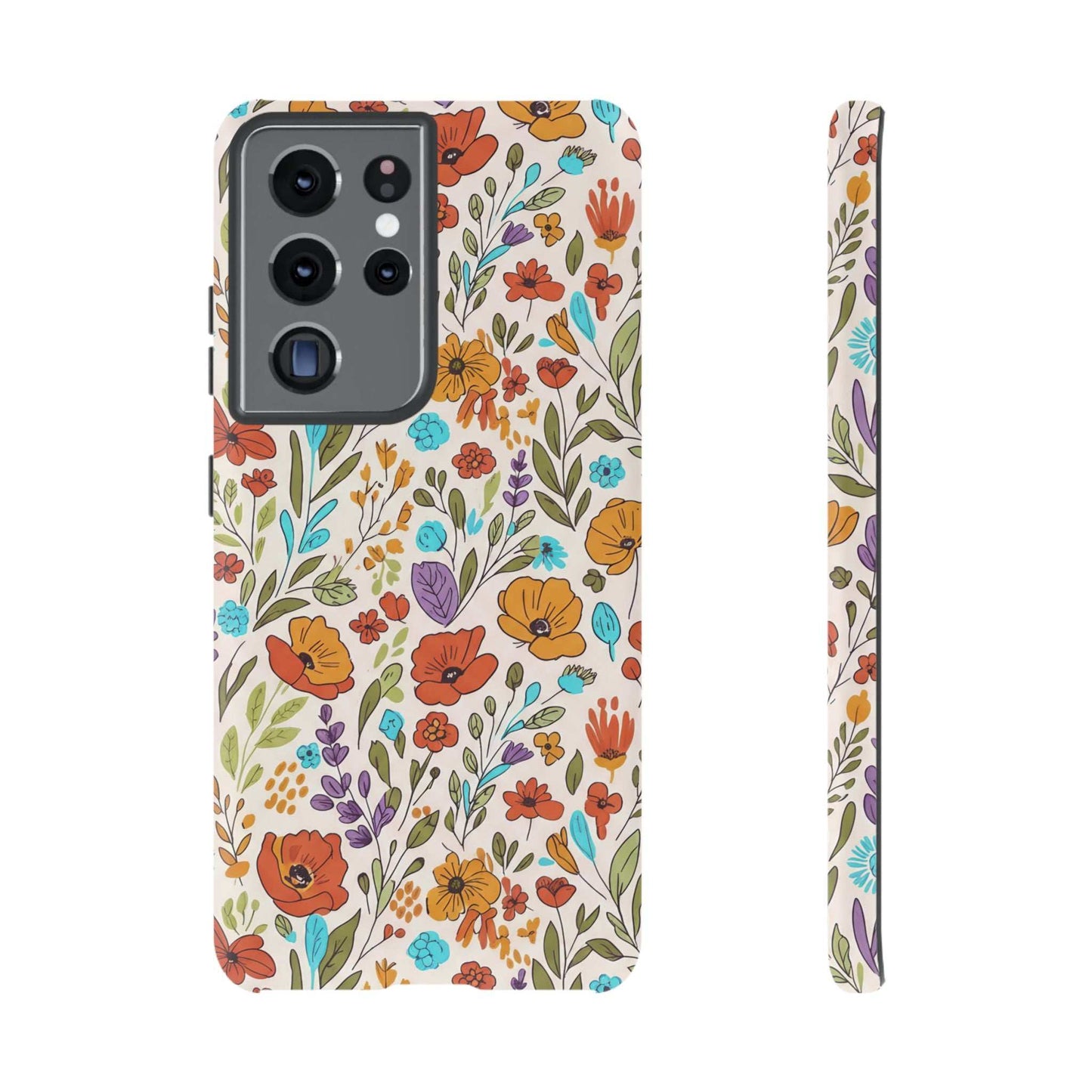 Floral Drawing Inspire Samsung Phone Case