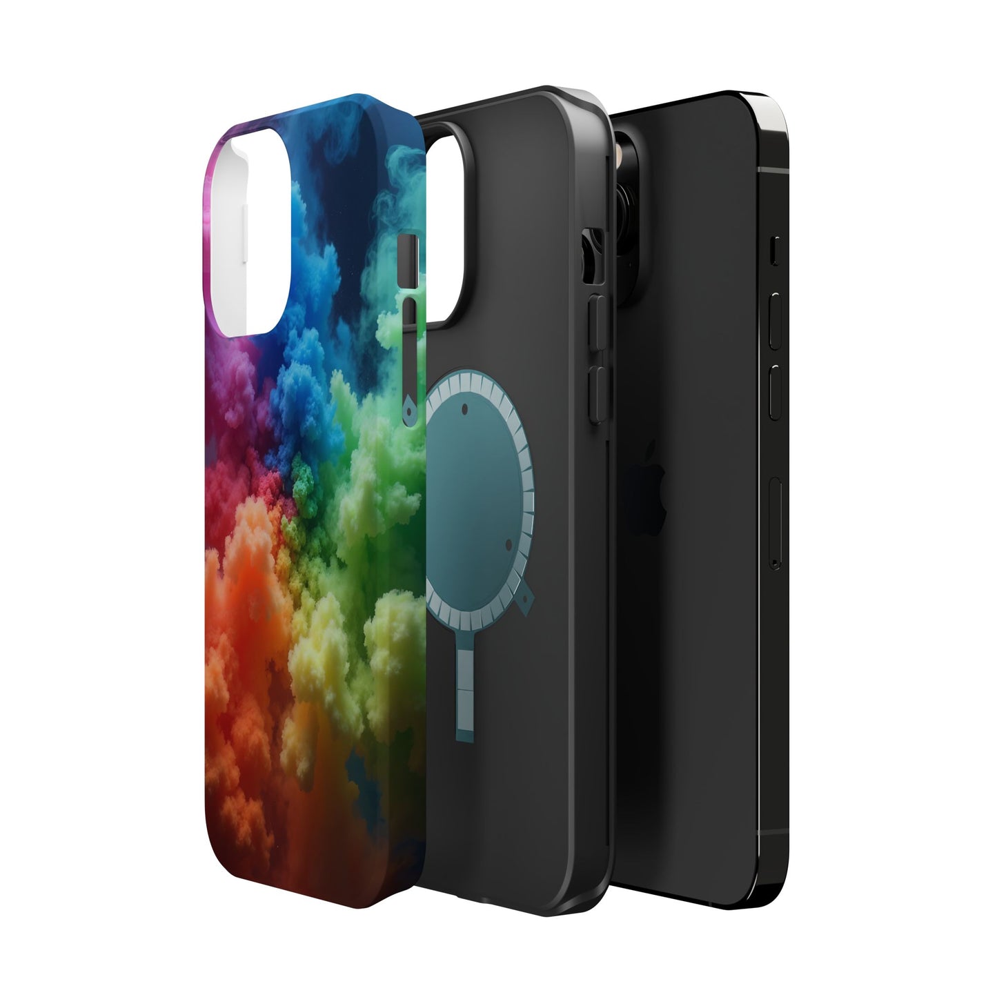 Rainbow Mist Tough Magnetic iPhone Case