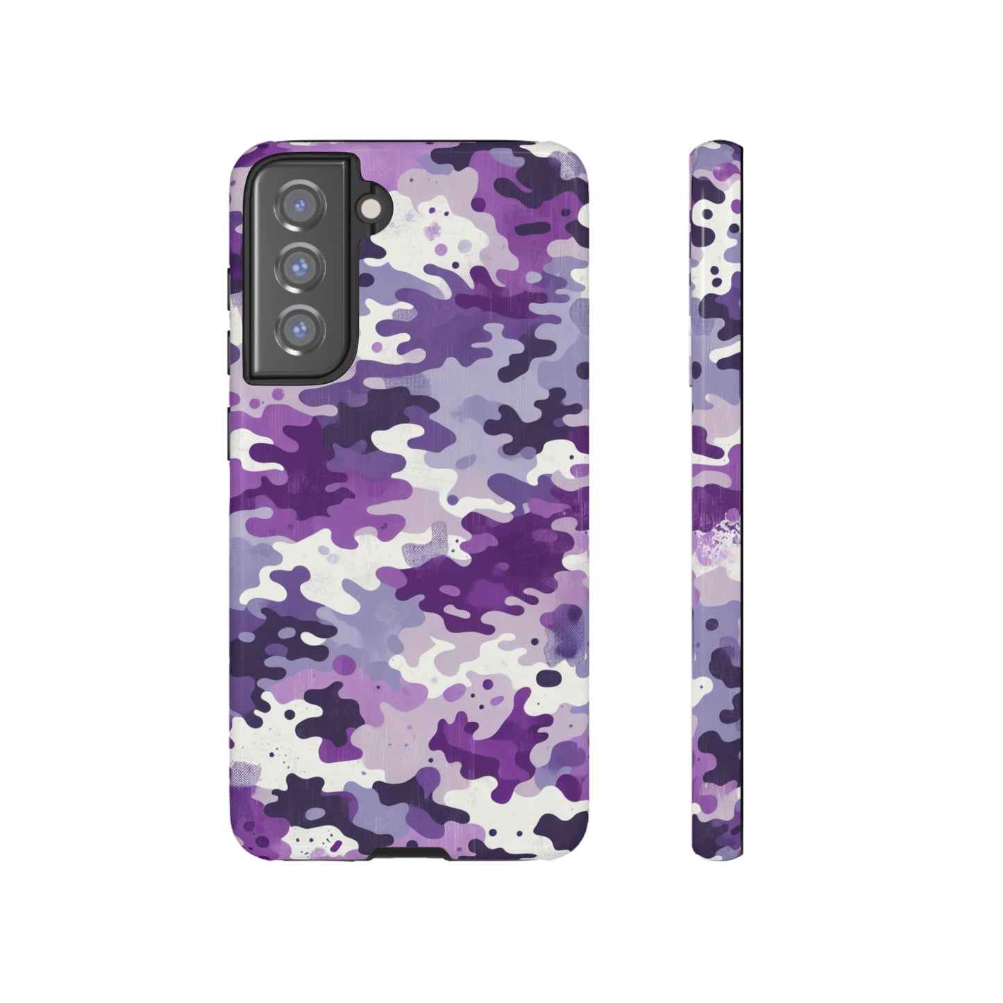 Purple Camouflage Samsung Phone Case