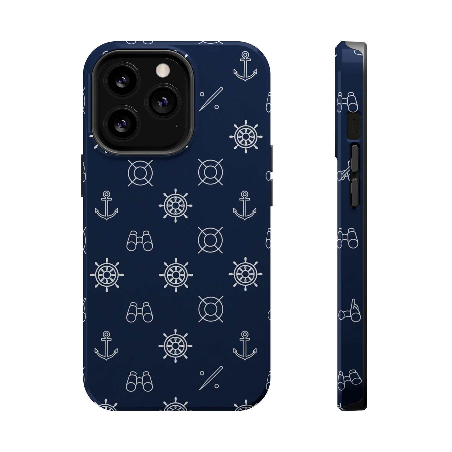 Minimalist Nautical iPhone Case — Magnetic Impact-Resistant Phone Case