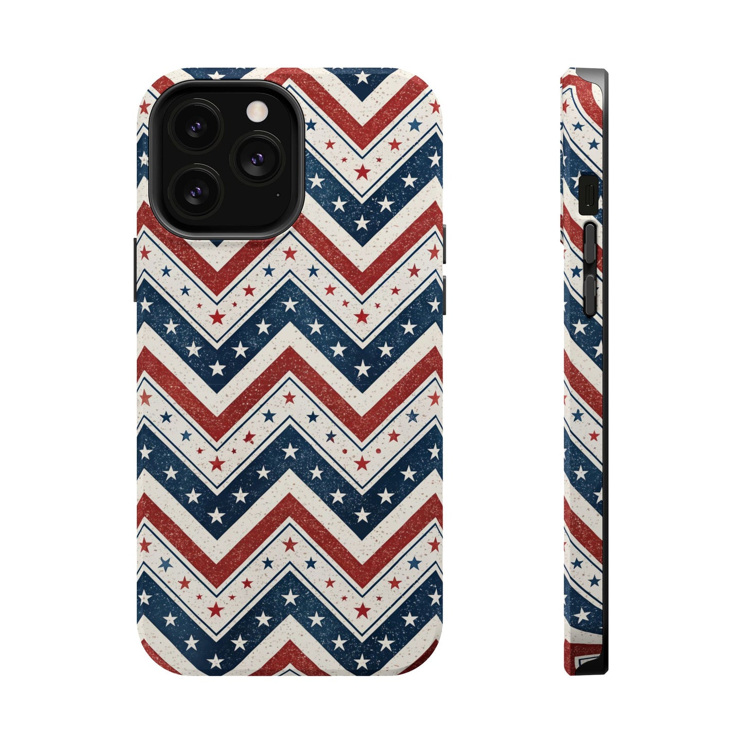 iPhone Tough Case - Vintage Stars and Stripes Design