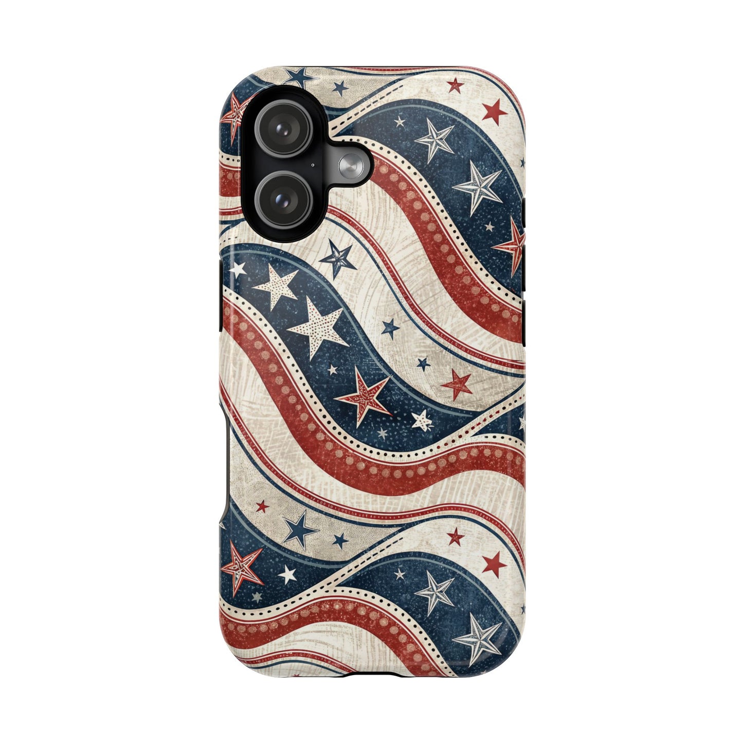 Vintage Patriotic Inspired Ribbon iPhone Case