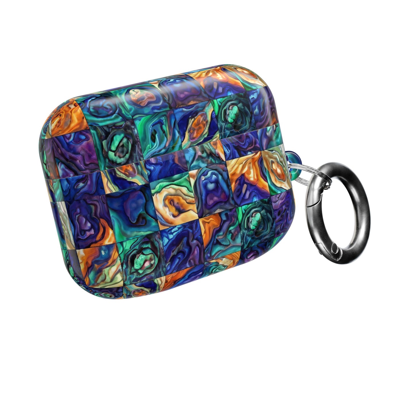 Blue & Purple Seascape AirPod Case — Abstract Ocean-Inspired Protective Cover