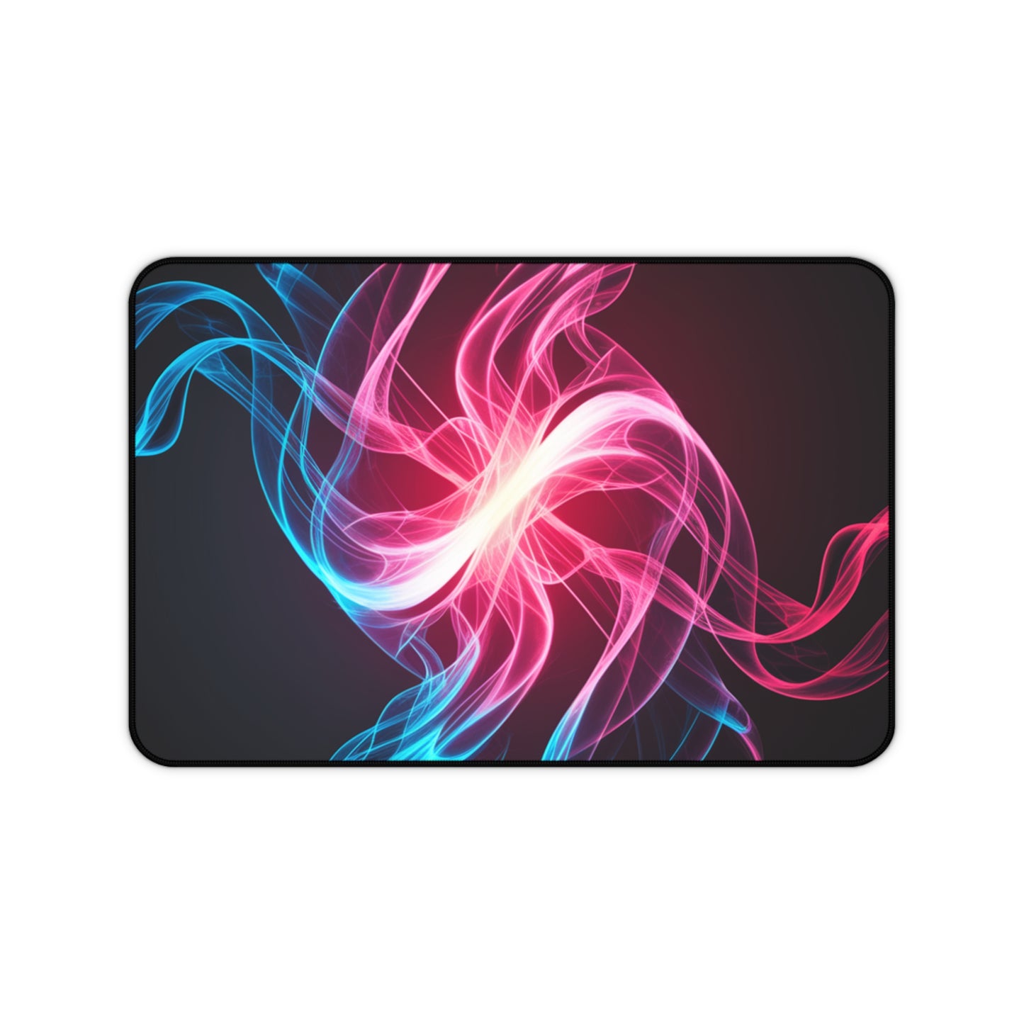 Red White Blue Swirl Desk Mat