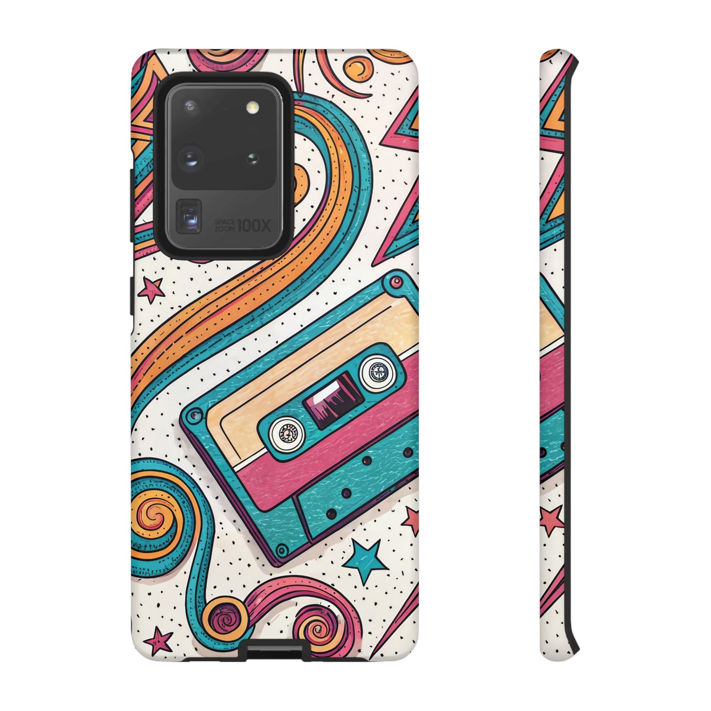 Retro Cassette Samsung Tough Phone Case