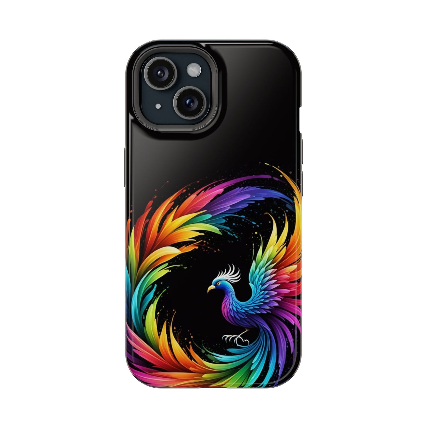 Rainbow Phoenix Design iPhone Tough Case