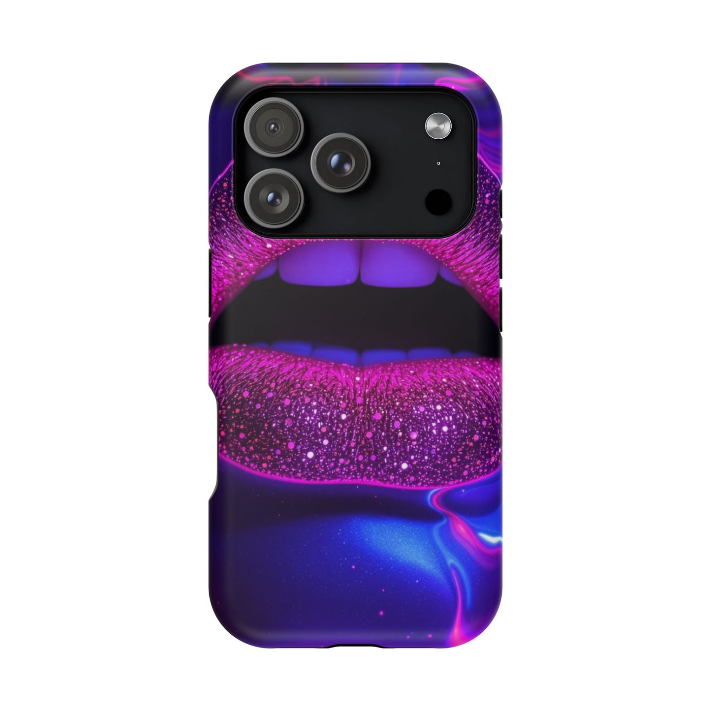Purple Kiss Design iPhone Tough Case