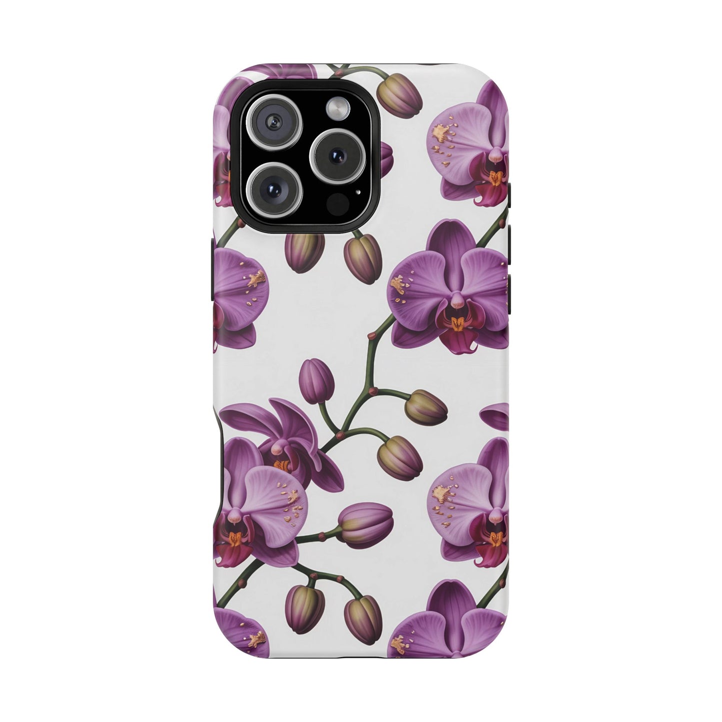 Purple Orchid Design iPhone Tough Case
