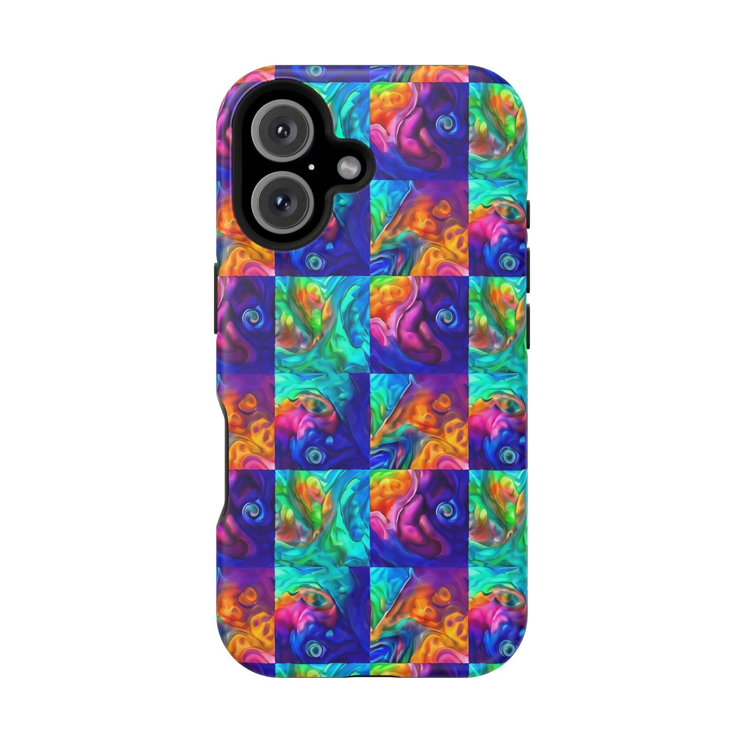 Abalone Swirl iPhone Case — Glowing Shell Impact-Resistant Case