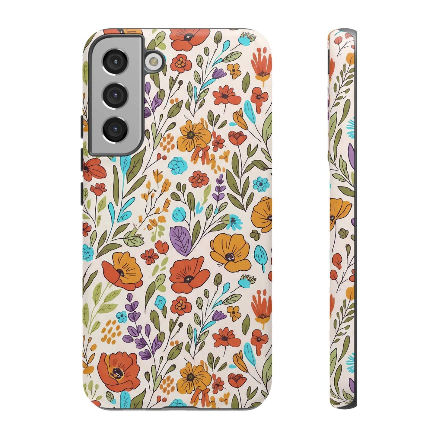 Floral Drawing Inspire Samsung Phone Case