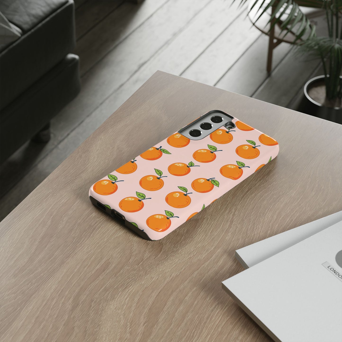 Orange Fruit Design Samsung Tough Phone Case