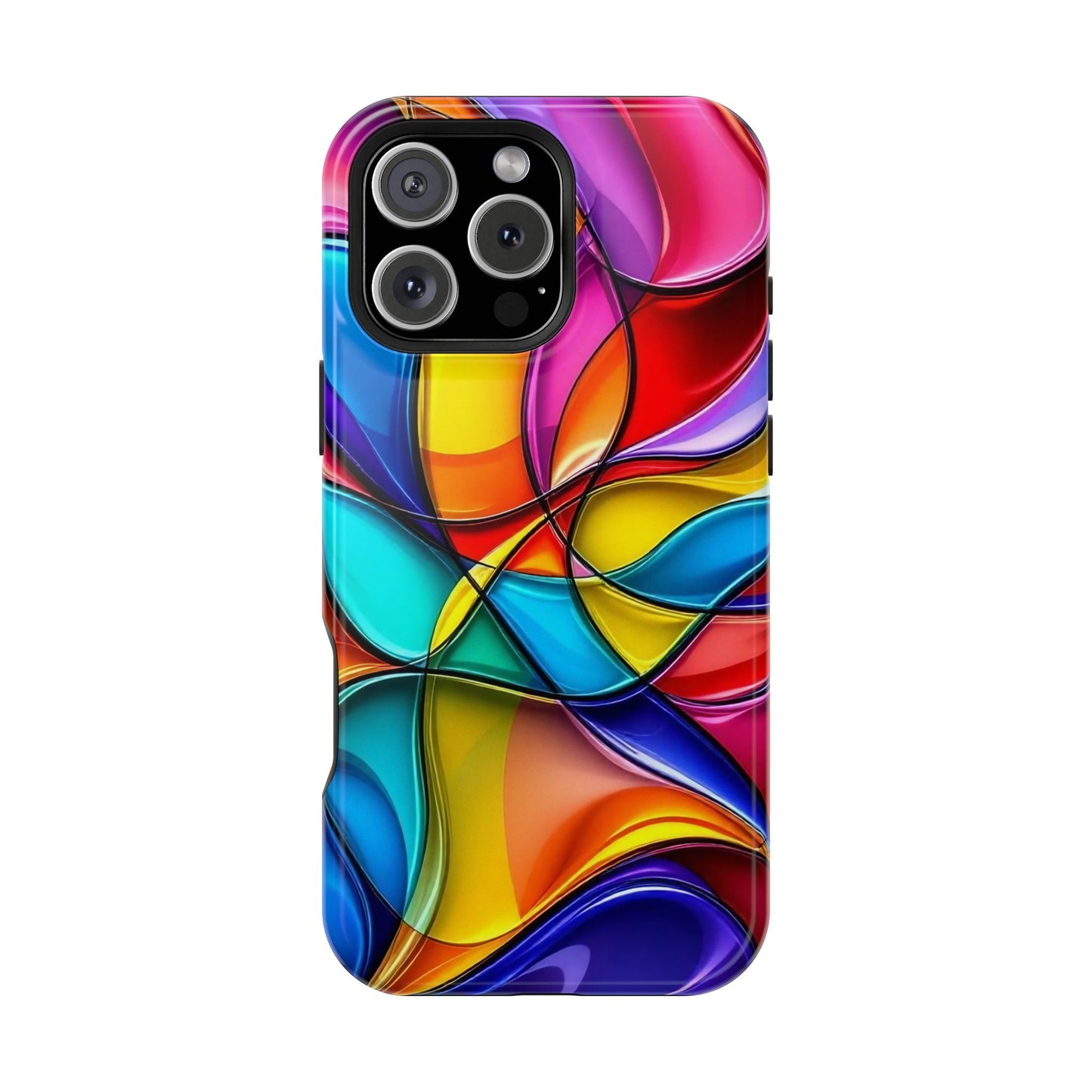Rainbow Pride Art Design iPhone Tough Case