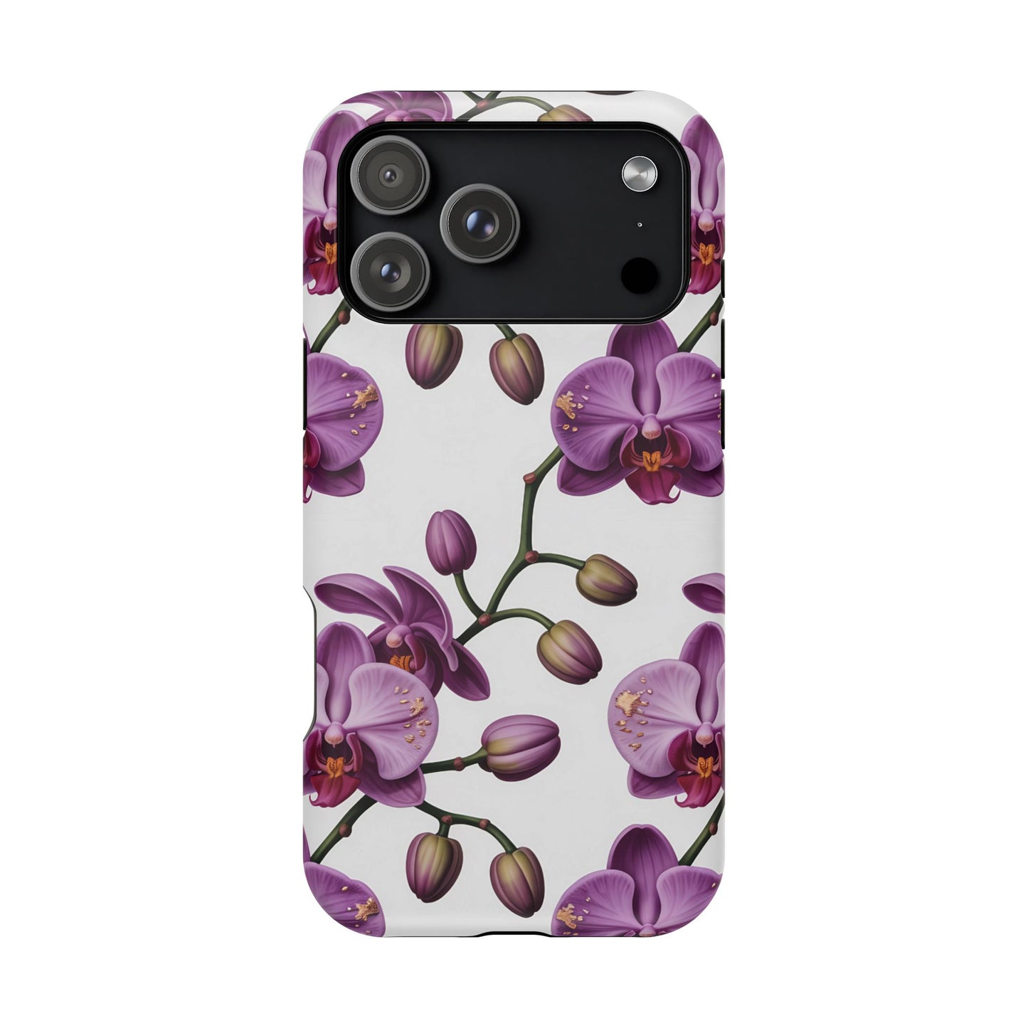 Purple Orchid Design iPhone Tough Case