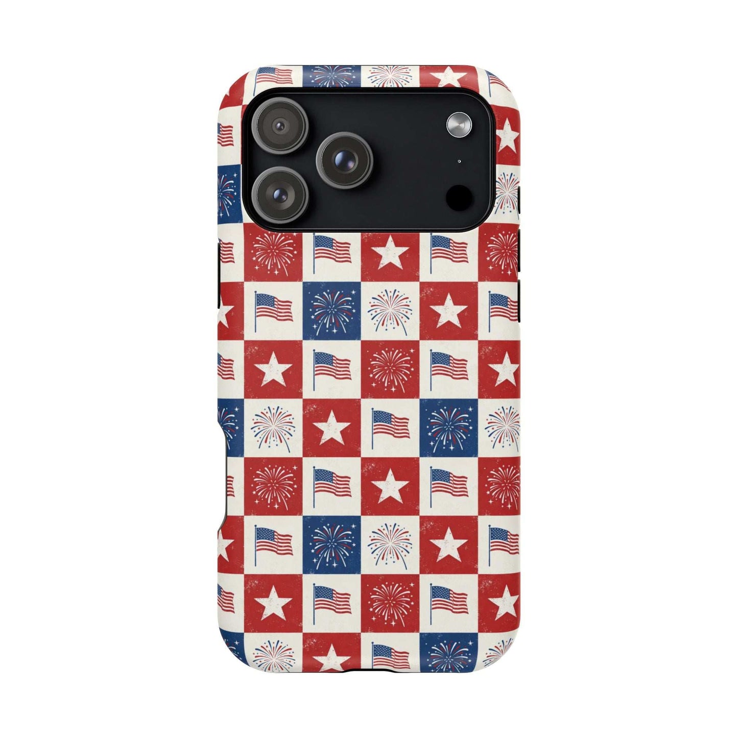 4th of July Patriotic iPhone Case — Magnetic Impact-Resistant