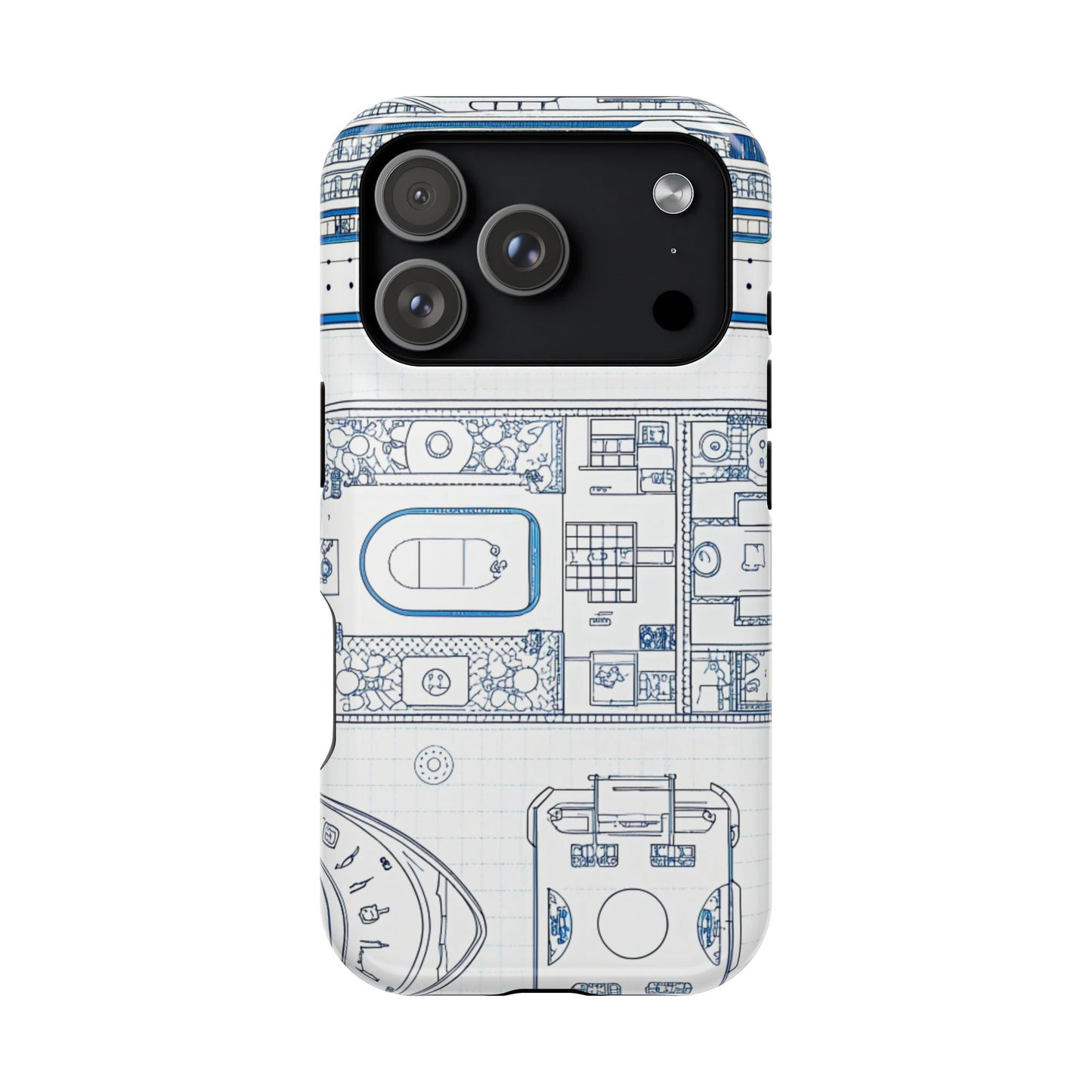 Cruise Ship Design Inspired iPhone Tough Case
