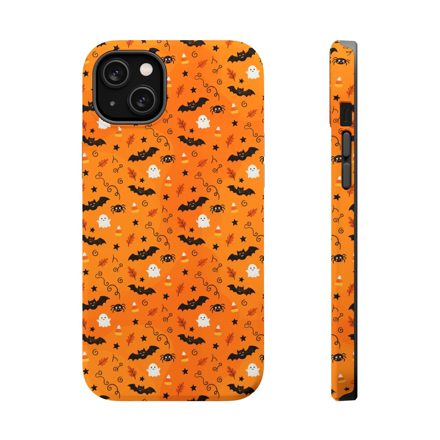 Boo-tiful Halloween Bat & Ghost iPhone Case