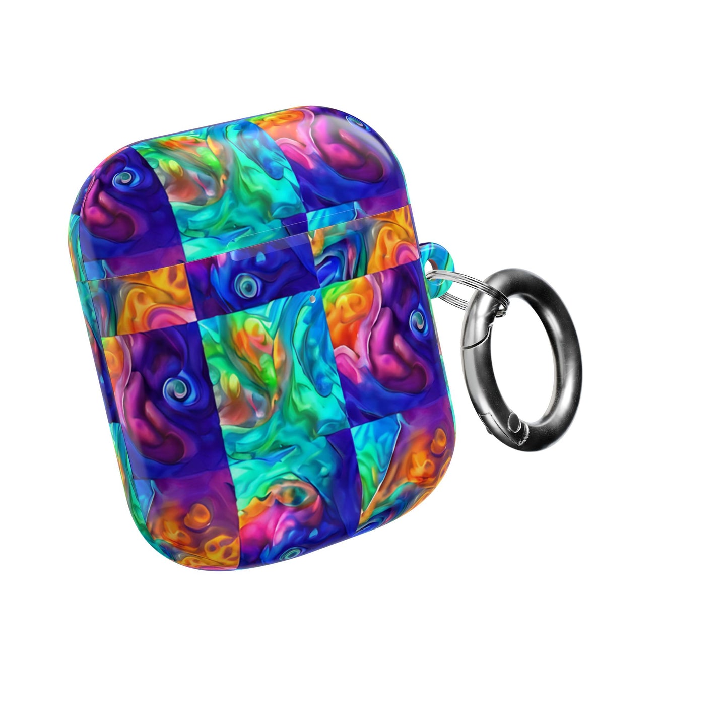 Abalone Swirl AirPod Case — Glowing Shell Protective Cover