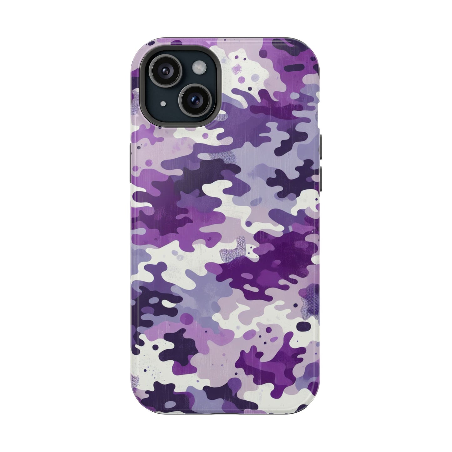 Purple Camouflage Design iPhone Tough Case -