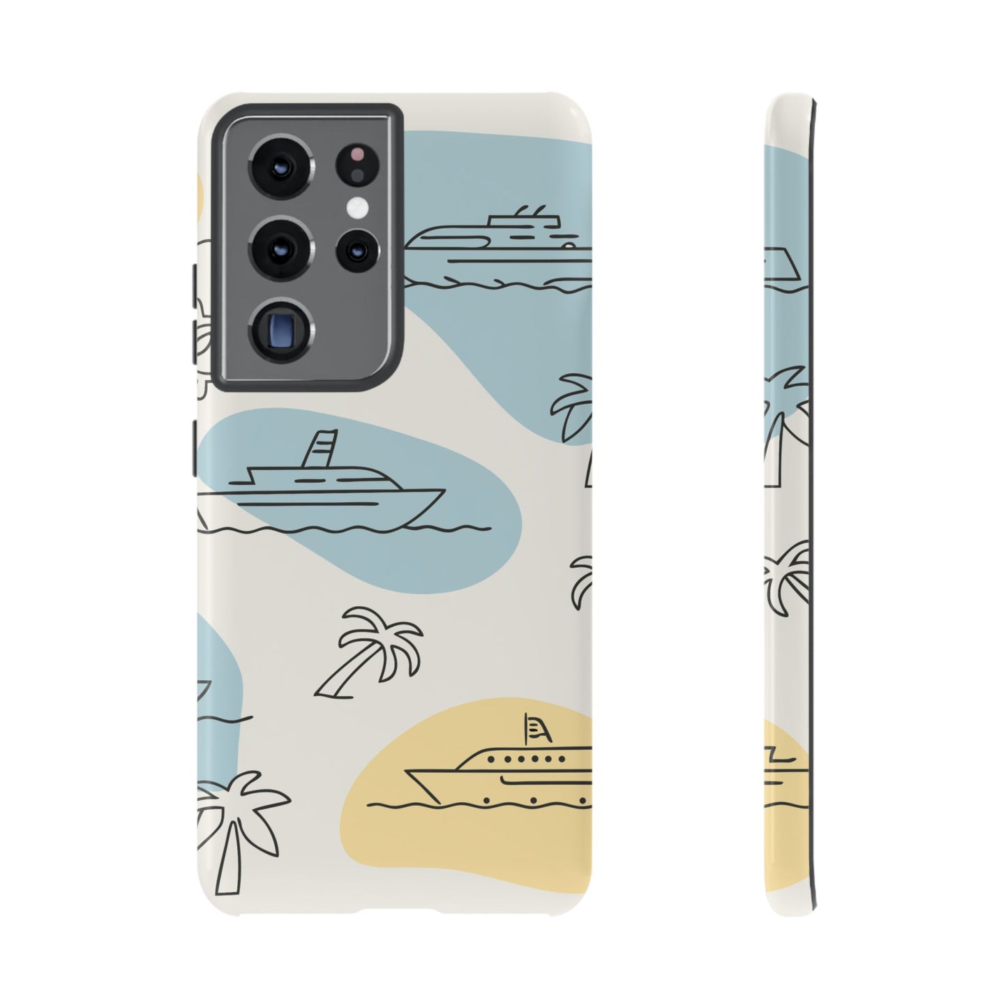 Retro Cruise Vacation Samsung Tough Phone Case