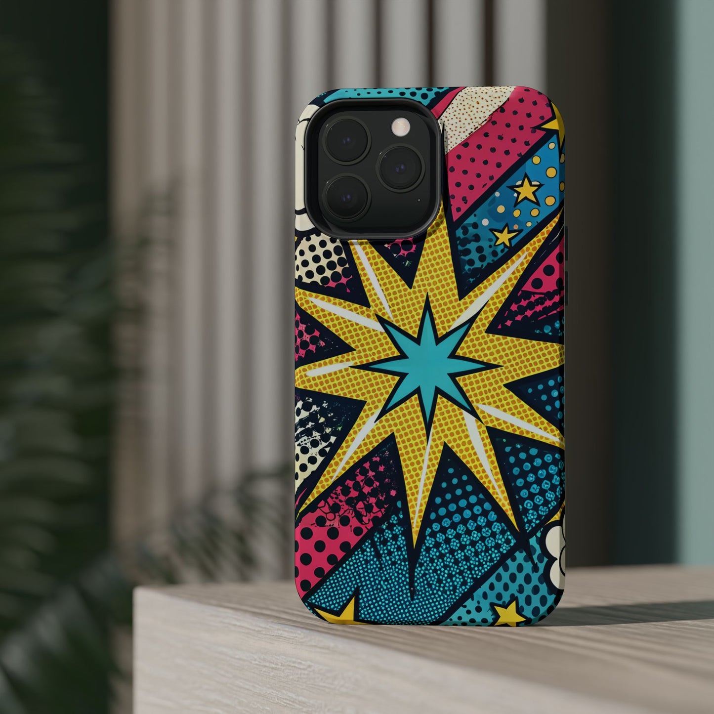 Pop Art Starburst Design iPhone Tough Case