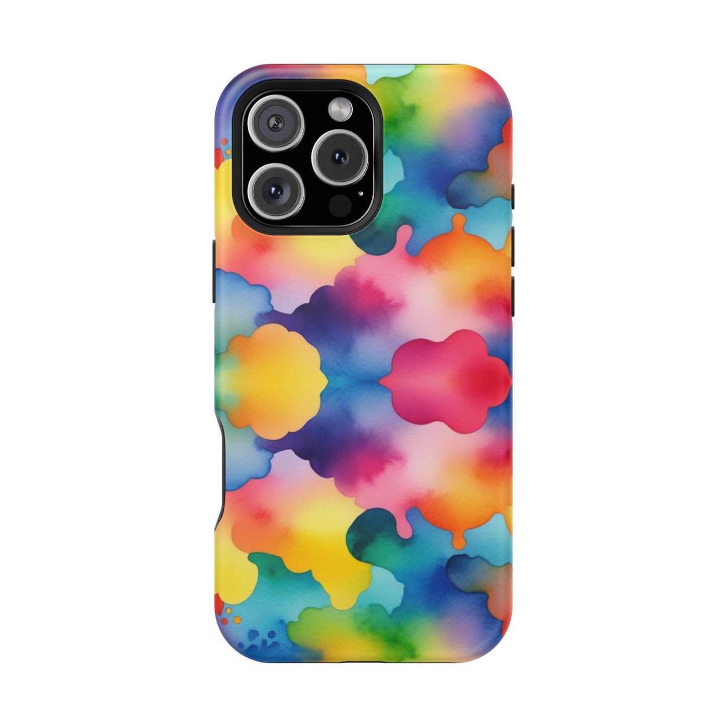 Watercolor Rainbow Clouds iPhone Tough Case