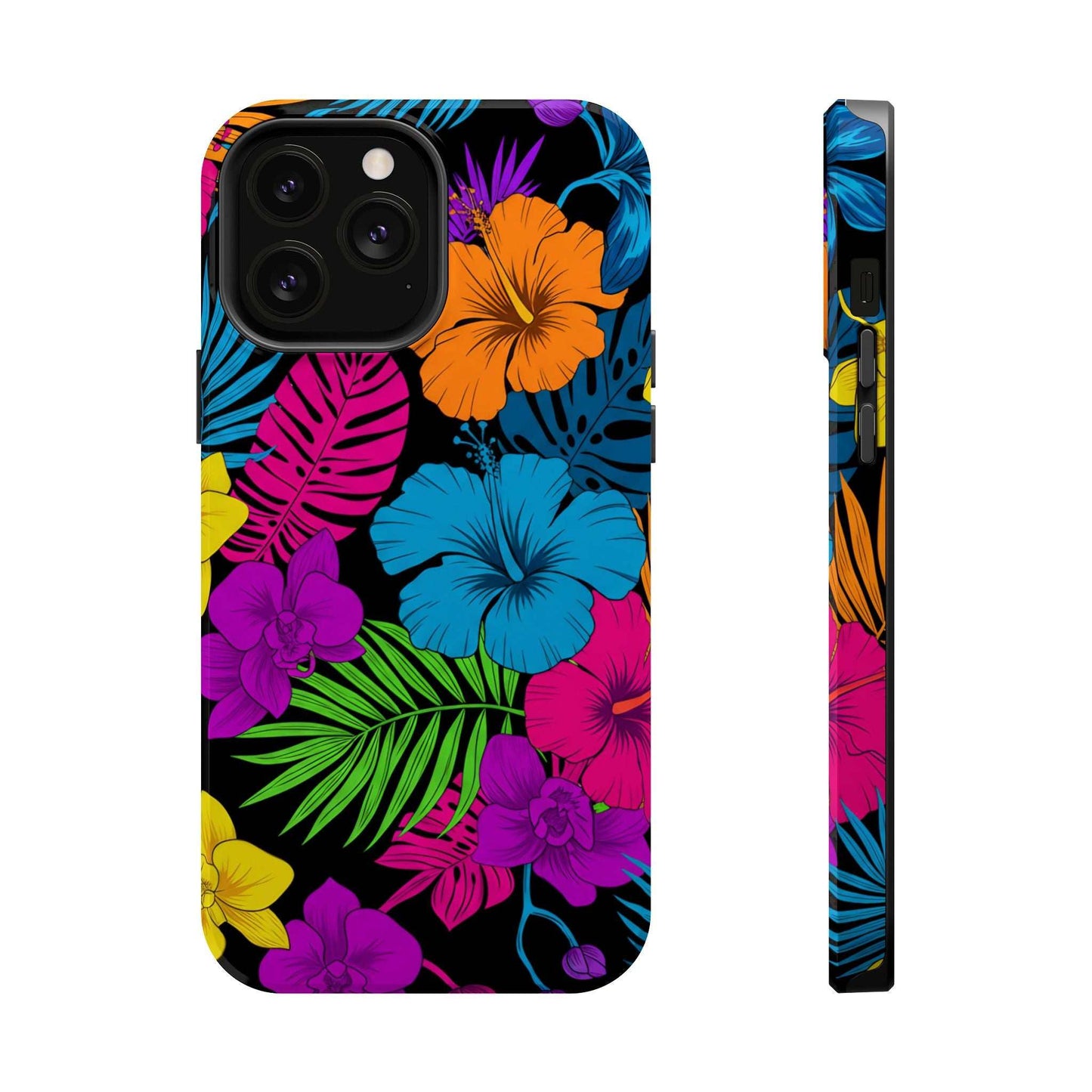 Modern Tropical Floral Design iPhone Case